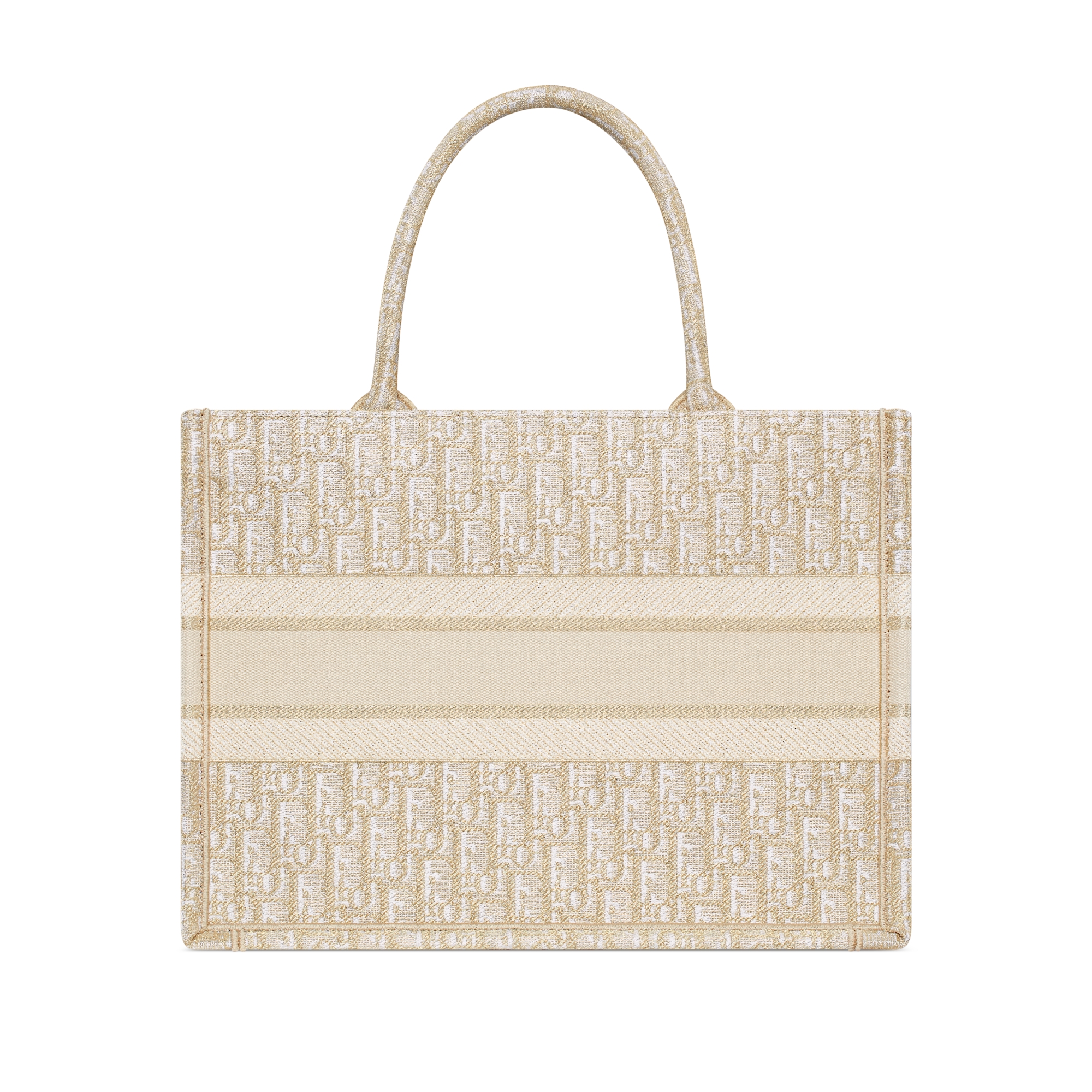 中号 Book Tote 手袋 金色调 Oblique 印花（36 x 27.5 x 16.5 厘米） E08