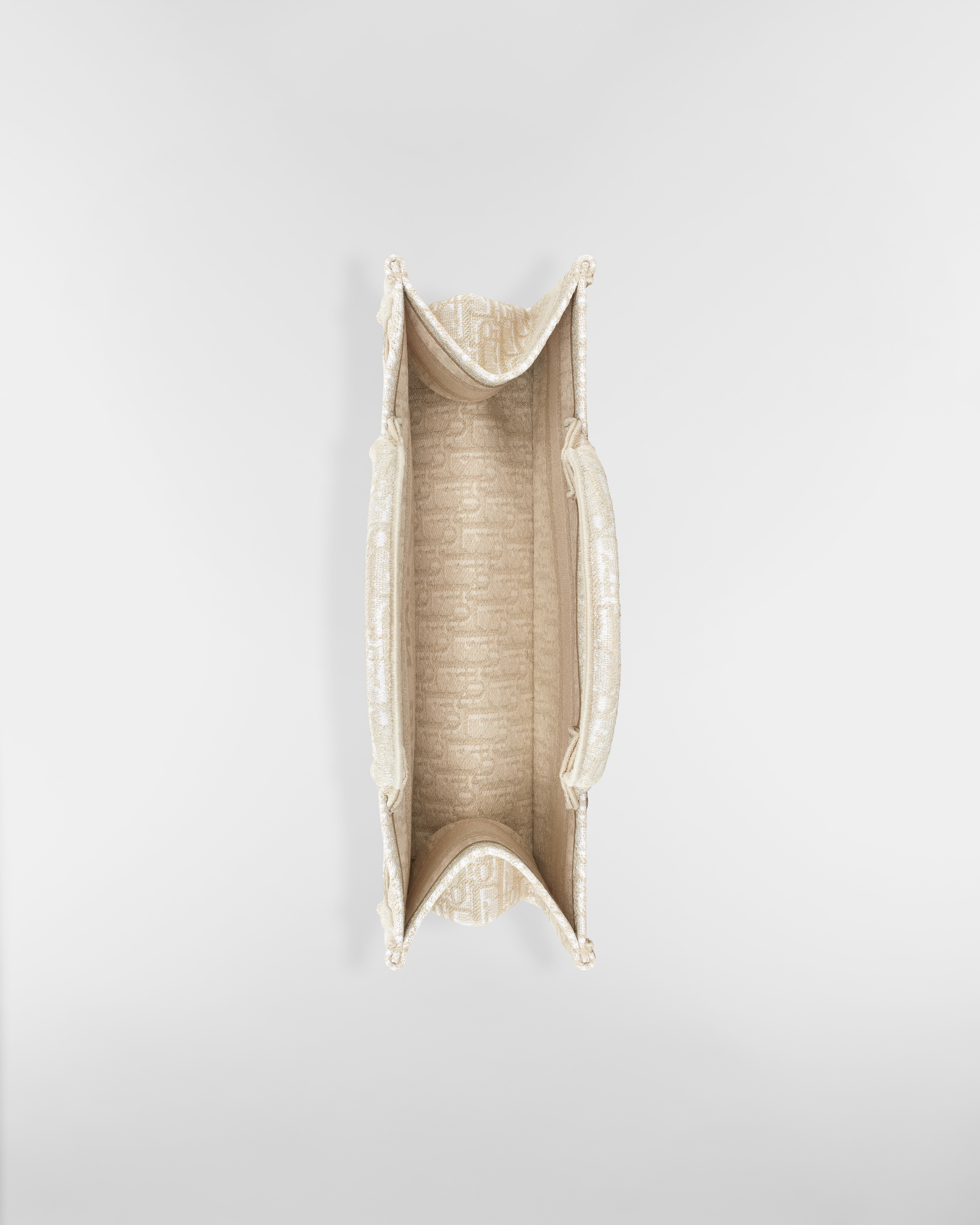 中号 Book Tote 手袋 金色调 Oblique 印花（36 x 27.5 x 16.5 厘米） E06