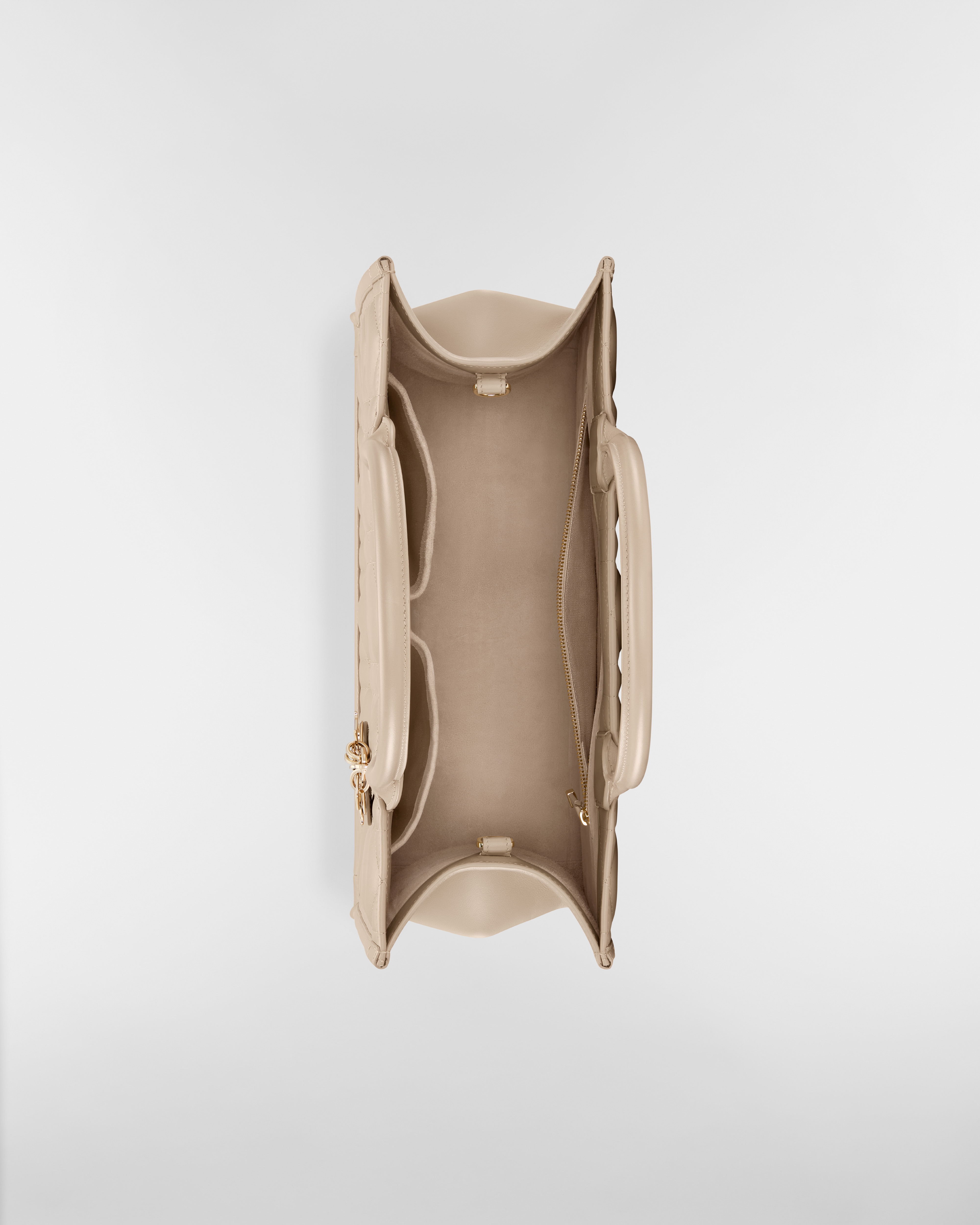 中号 Book Tote 手袋 胭脂米色牛皮革超大藤格纹（36.5 x 28 x 16.5 厘米） E06