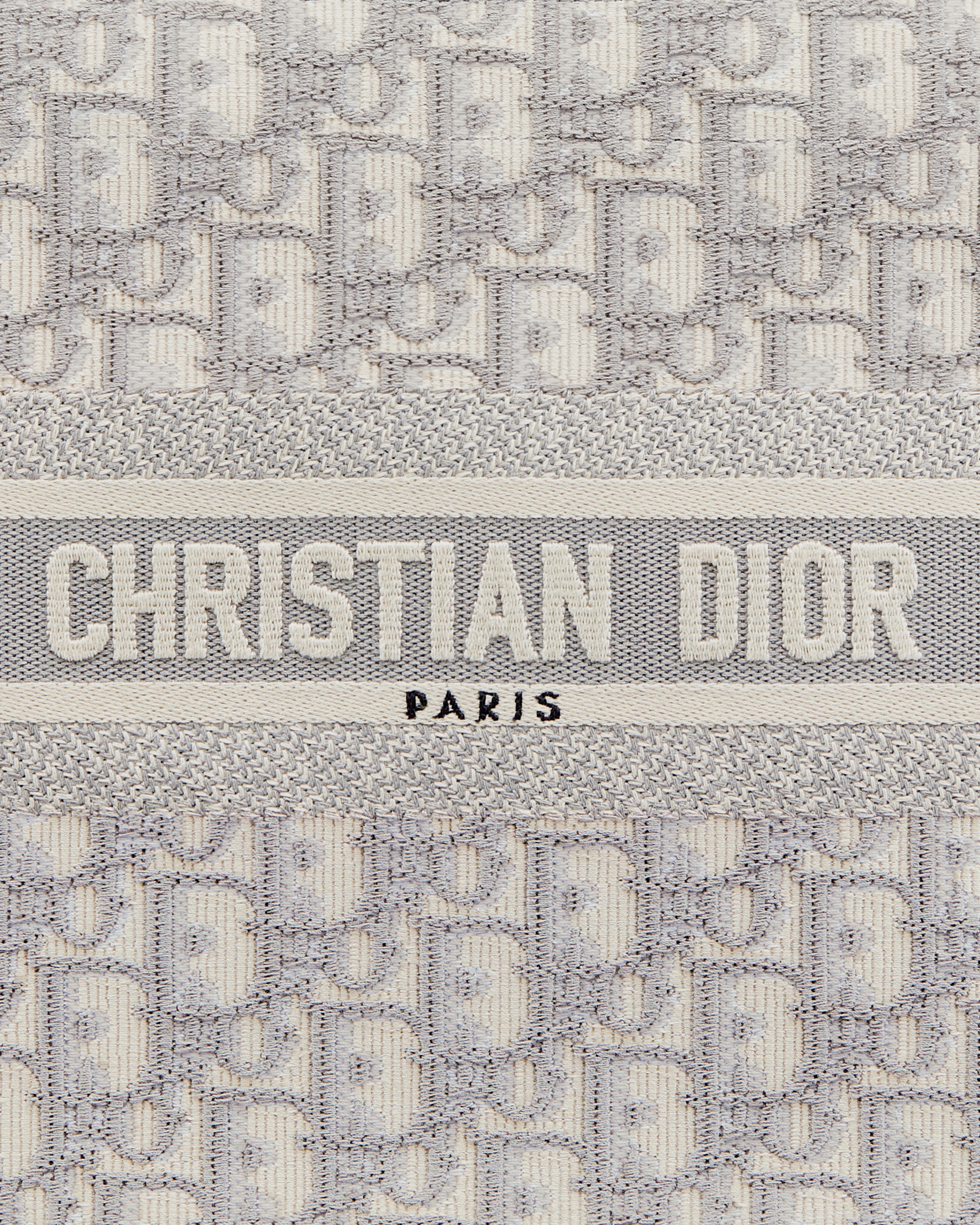 小号 Book Tote 手袋 灰色 Oblique 印花和牛皮革 (26.5 x 22 x 14 厘米) E09