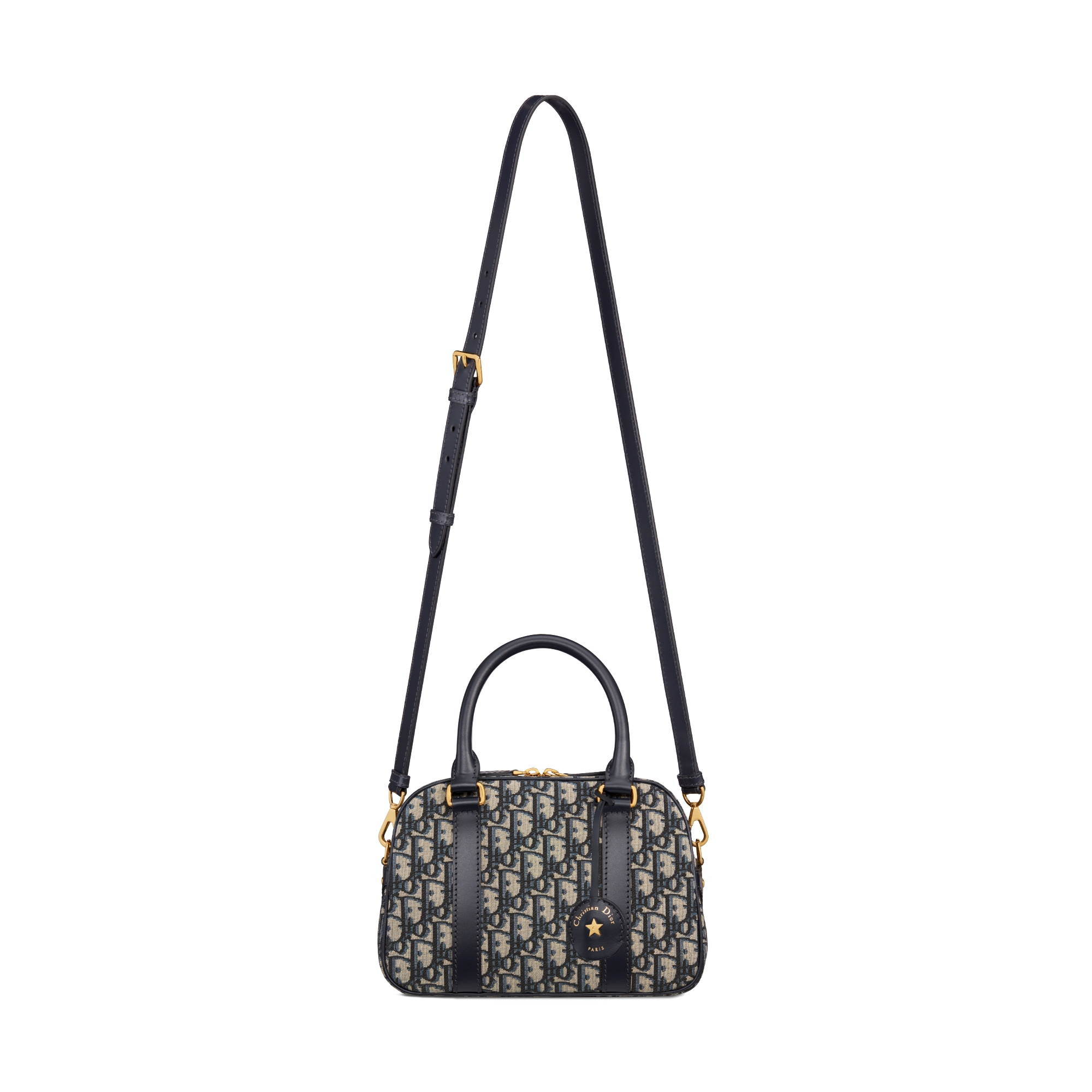 中号 D-Vibe 保龄球包 蓝色 Oblique 印花面料 E07