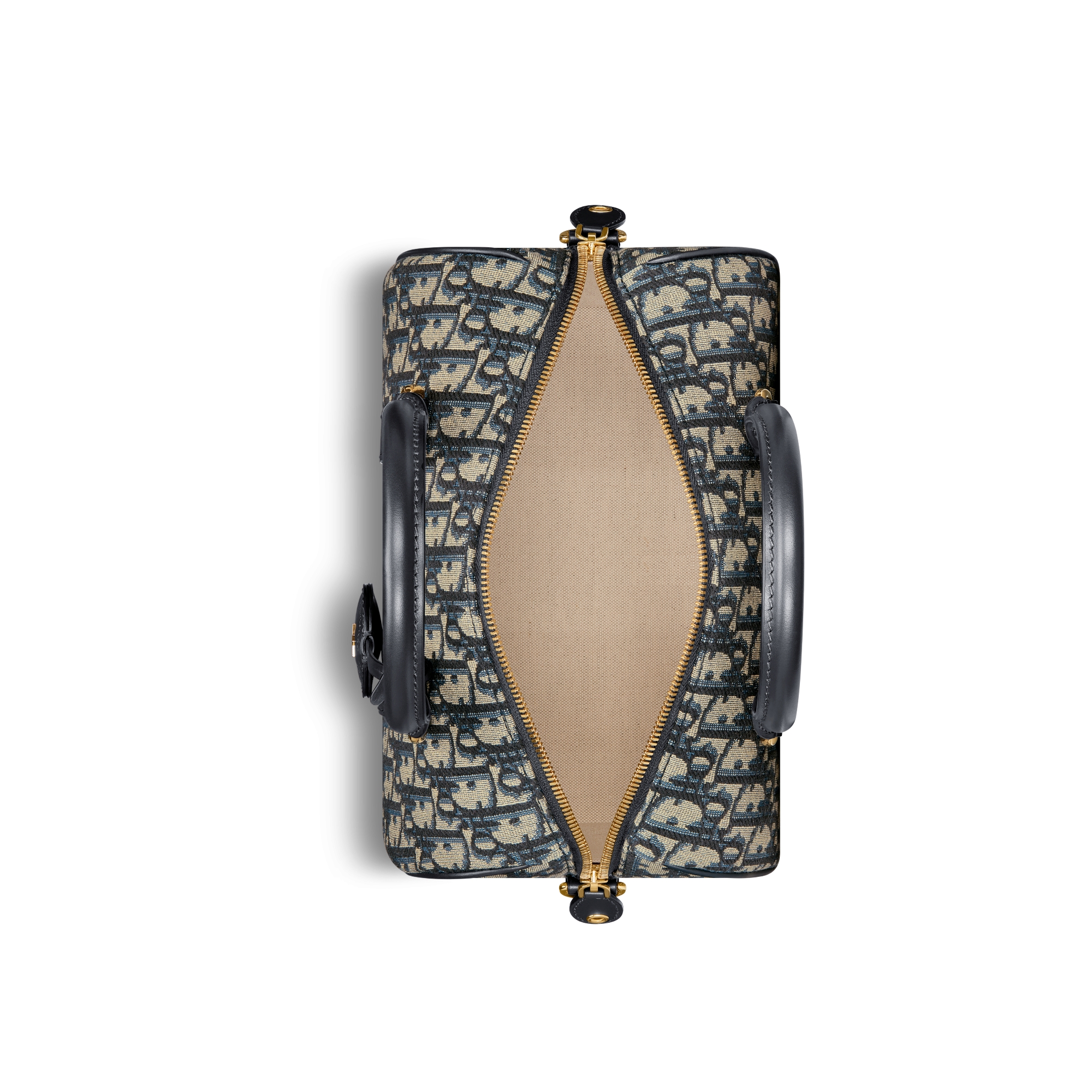 Dior Groove 25 手袋 蓝色 Oblique 印花面料 E06