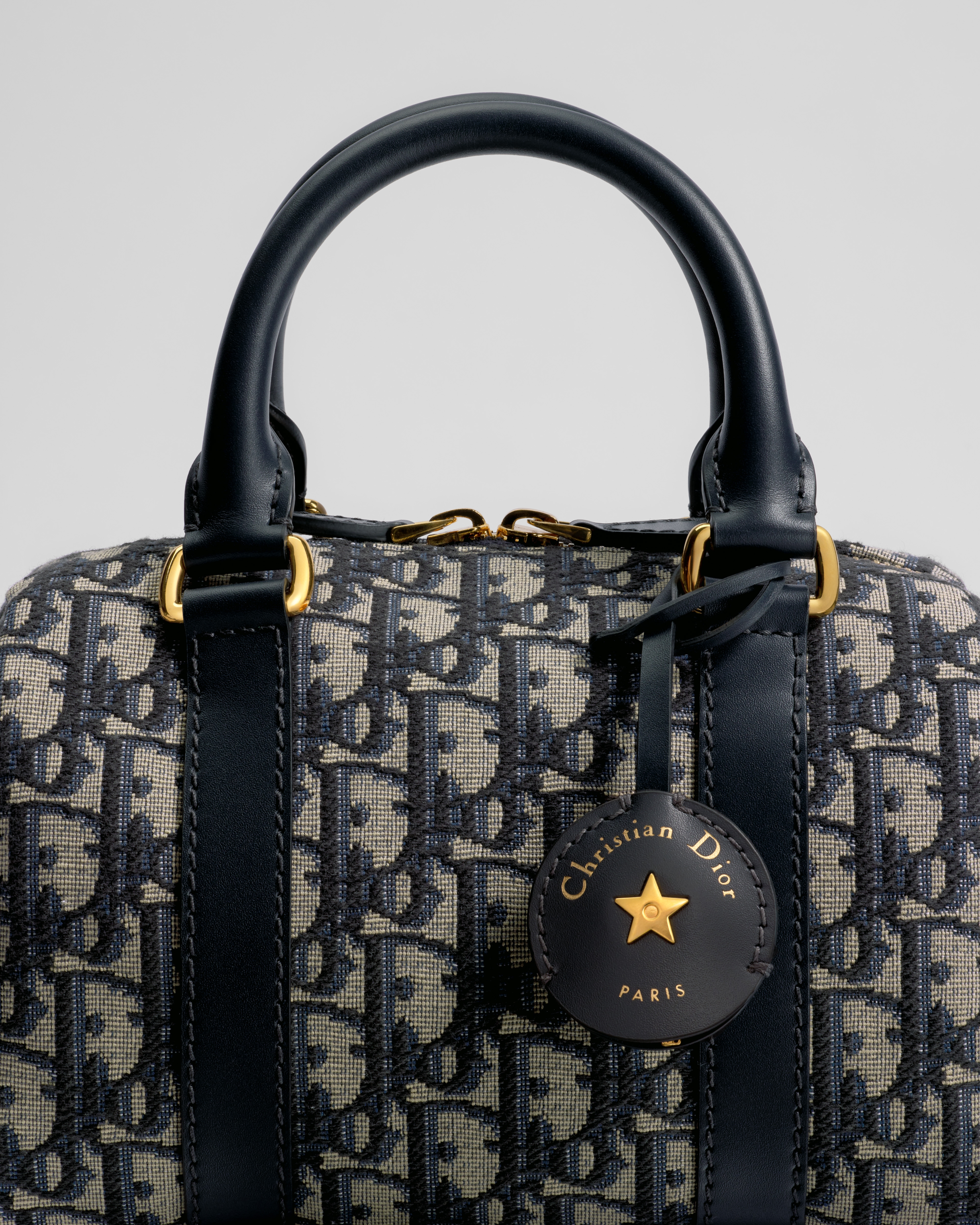 Soft Dior Groove 20 手袋 蓝色 Oblique 印花面料 E09