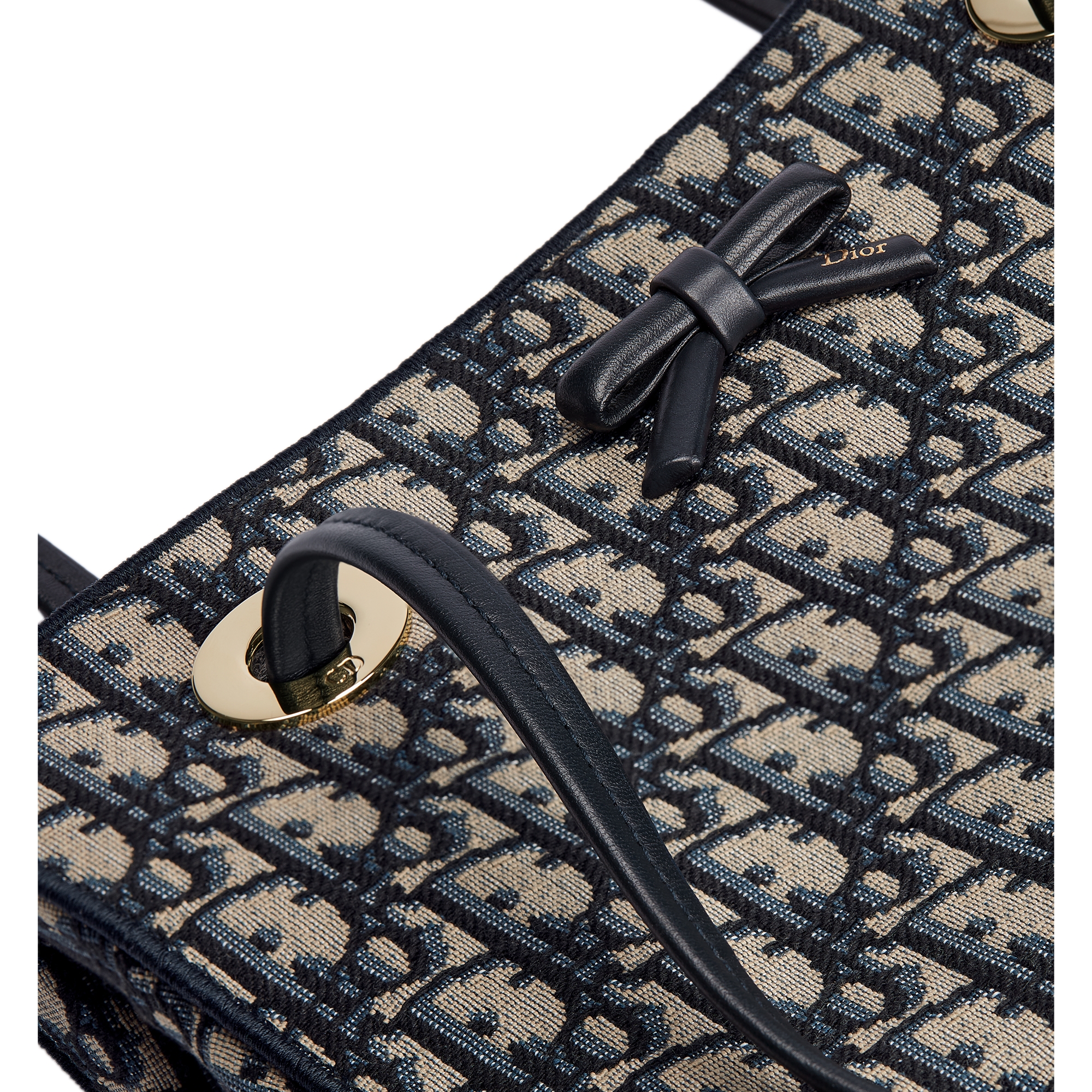 小号购物袋 蓝色 Oblique 印花面料 E09