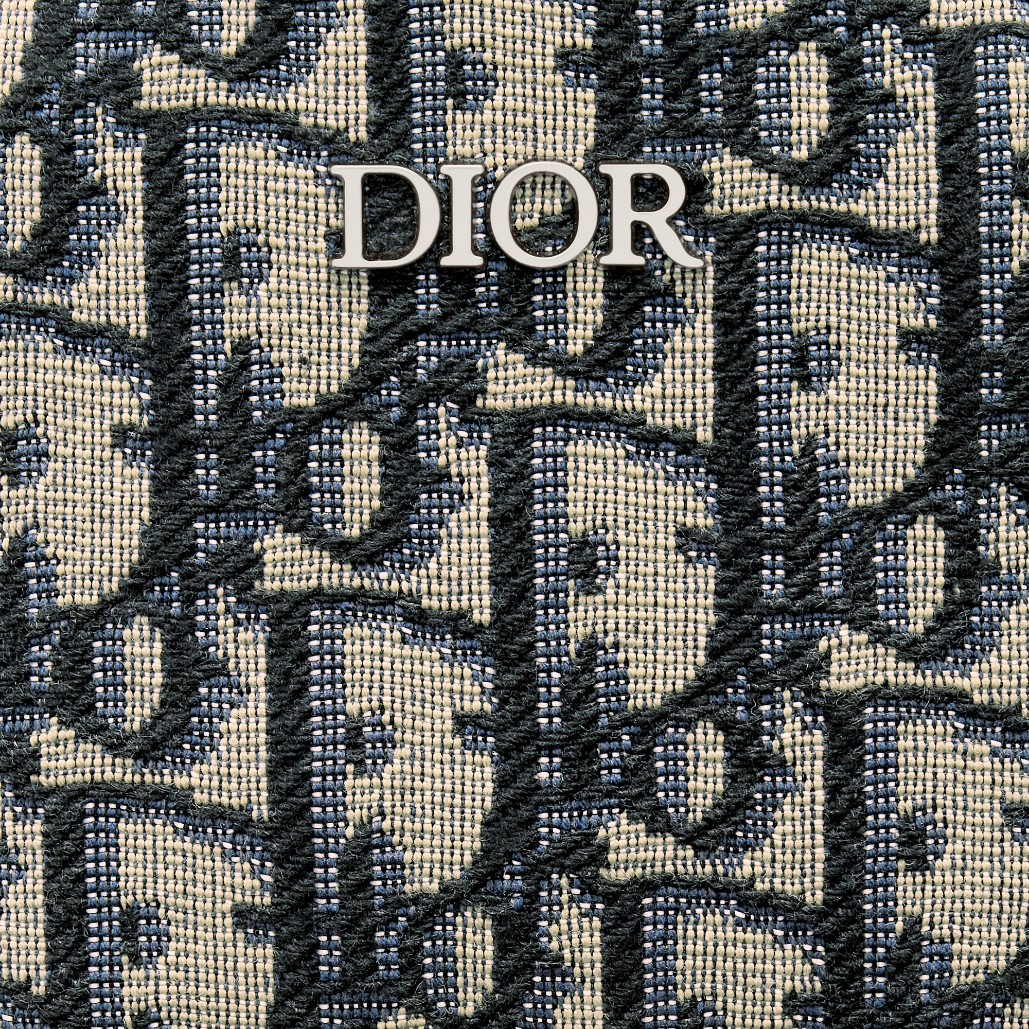 儿童迷你 Rider 双肩背包 米色和黑色 Oblique 印花面料 E09