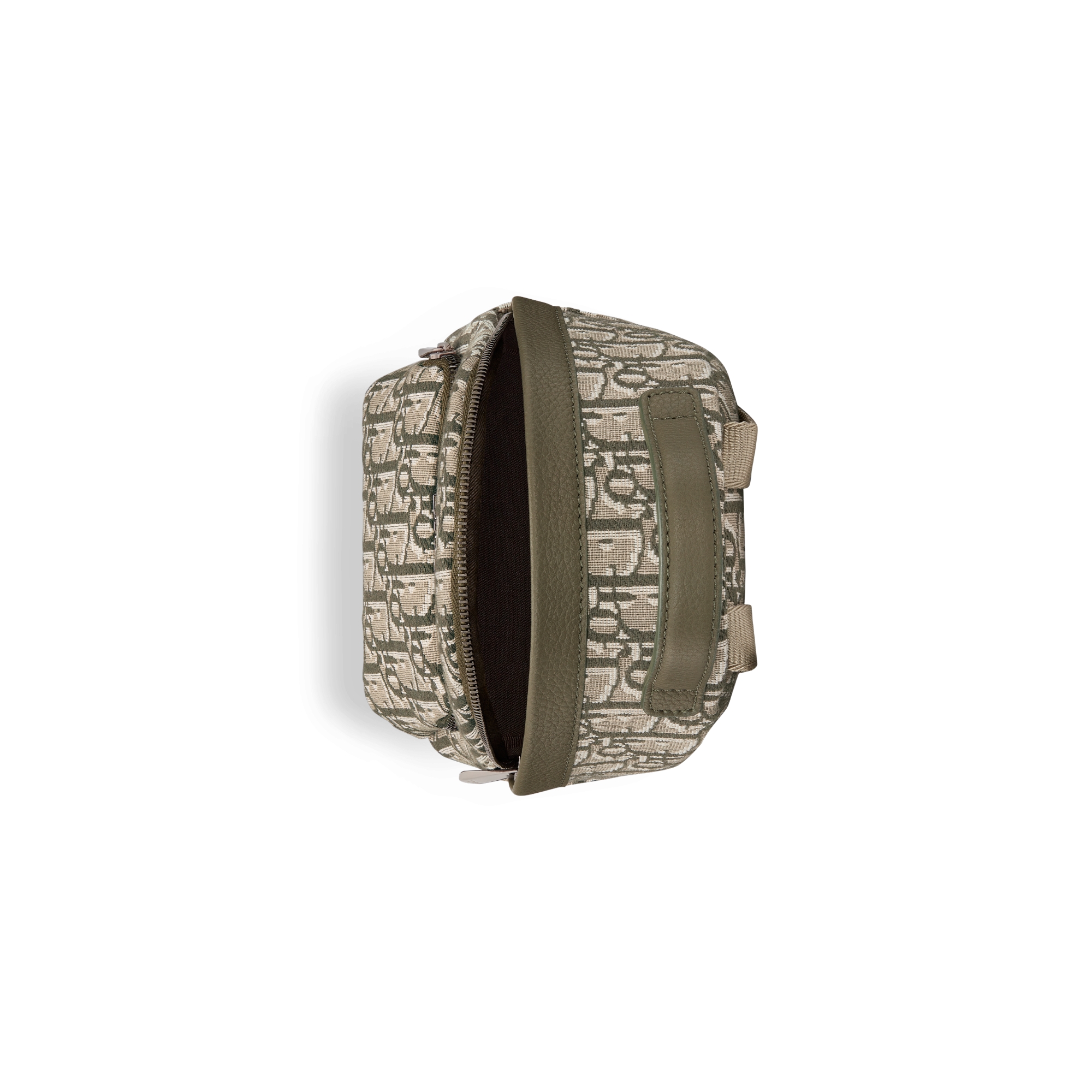 儿童迷你 Rider 双肩背包 卡其色 Oblique 印花面料 E06