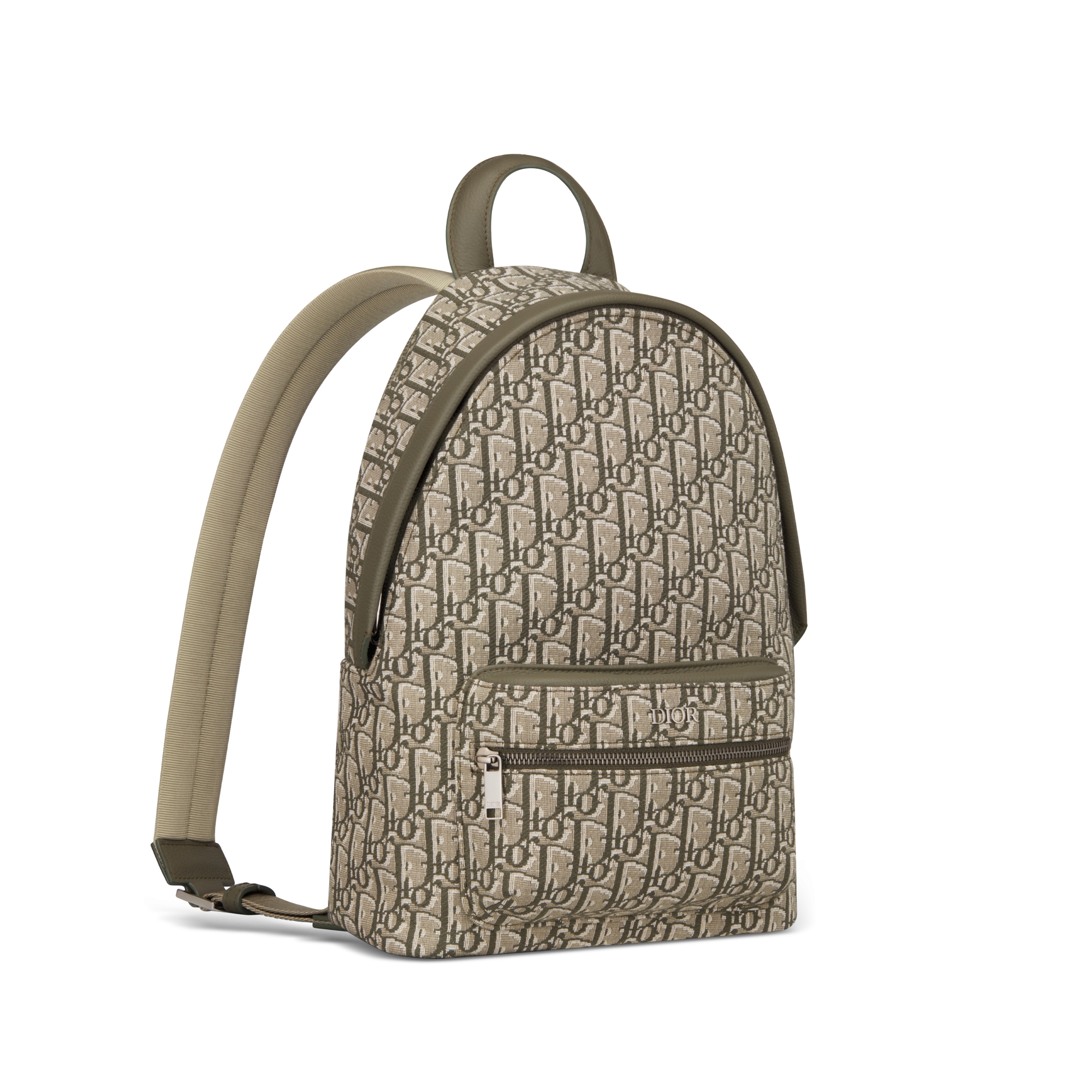 儿童 Rider 双肩背包 卡其色 Oblique 印花面料 E03