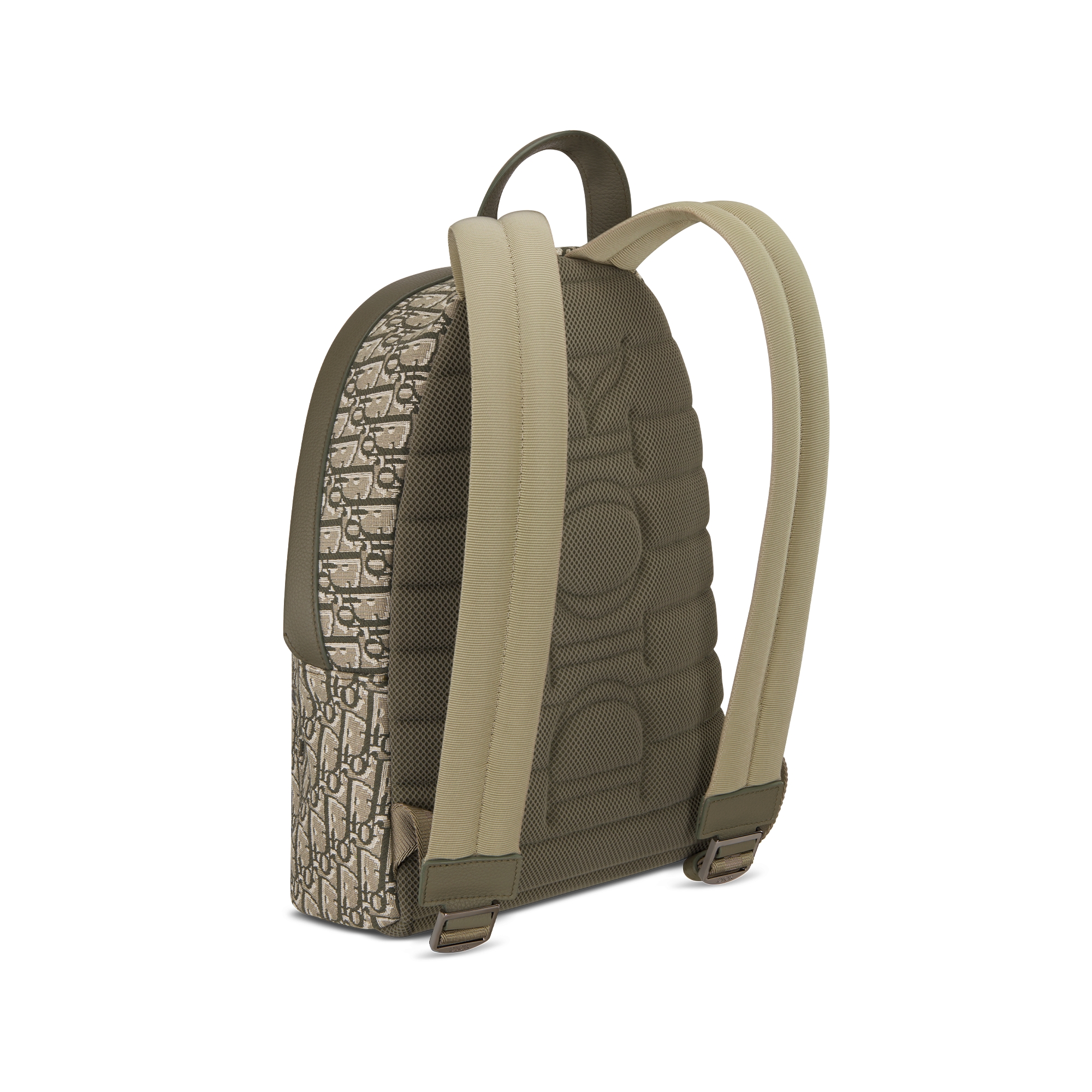 儿童 Rider 双肩背包 卡其色 Oblique 印花面料 E05