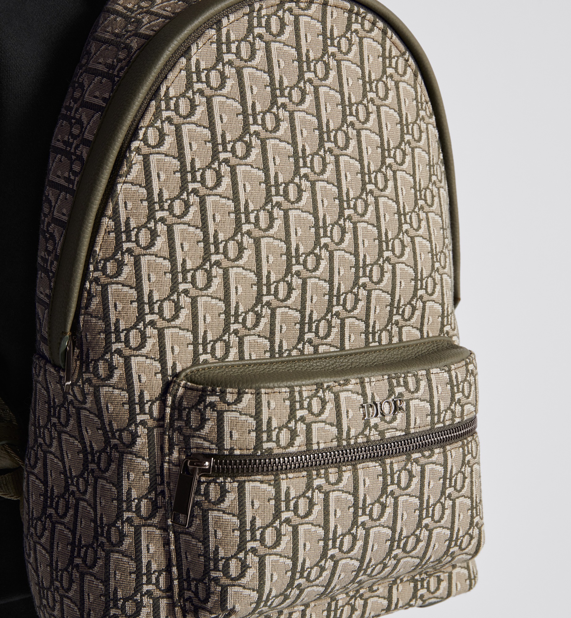 儿童 Rider 双肩背包 卡其色 Oblique 印花面料 E13