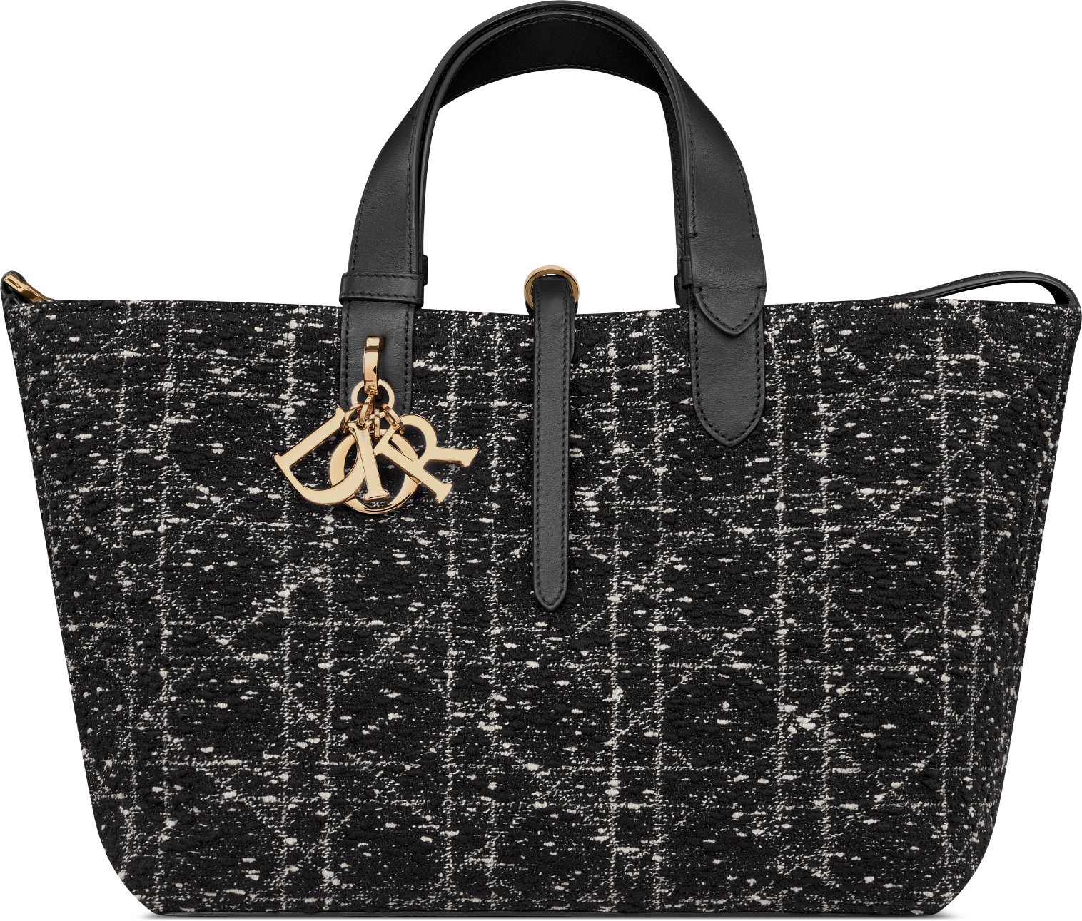小号Lady Dior My ABCDior 手袋奶白色羊皮革藤格纹| DIOR