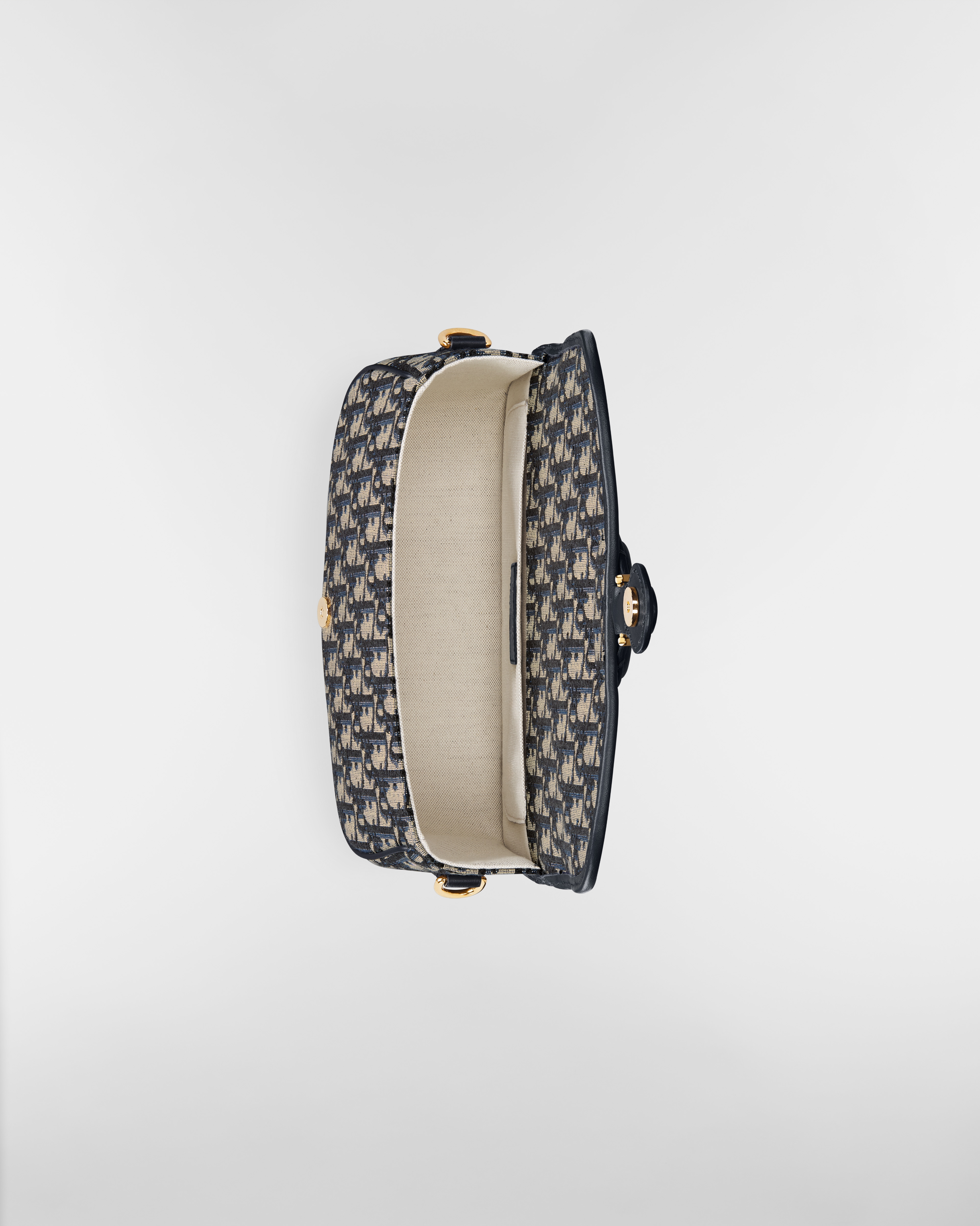 Dior Bobby Multicarry 手袋 蓝色 Oblique 印花面料 E06