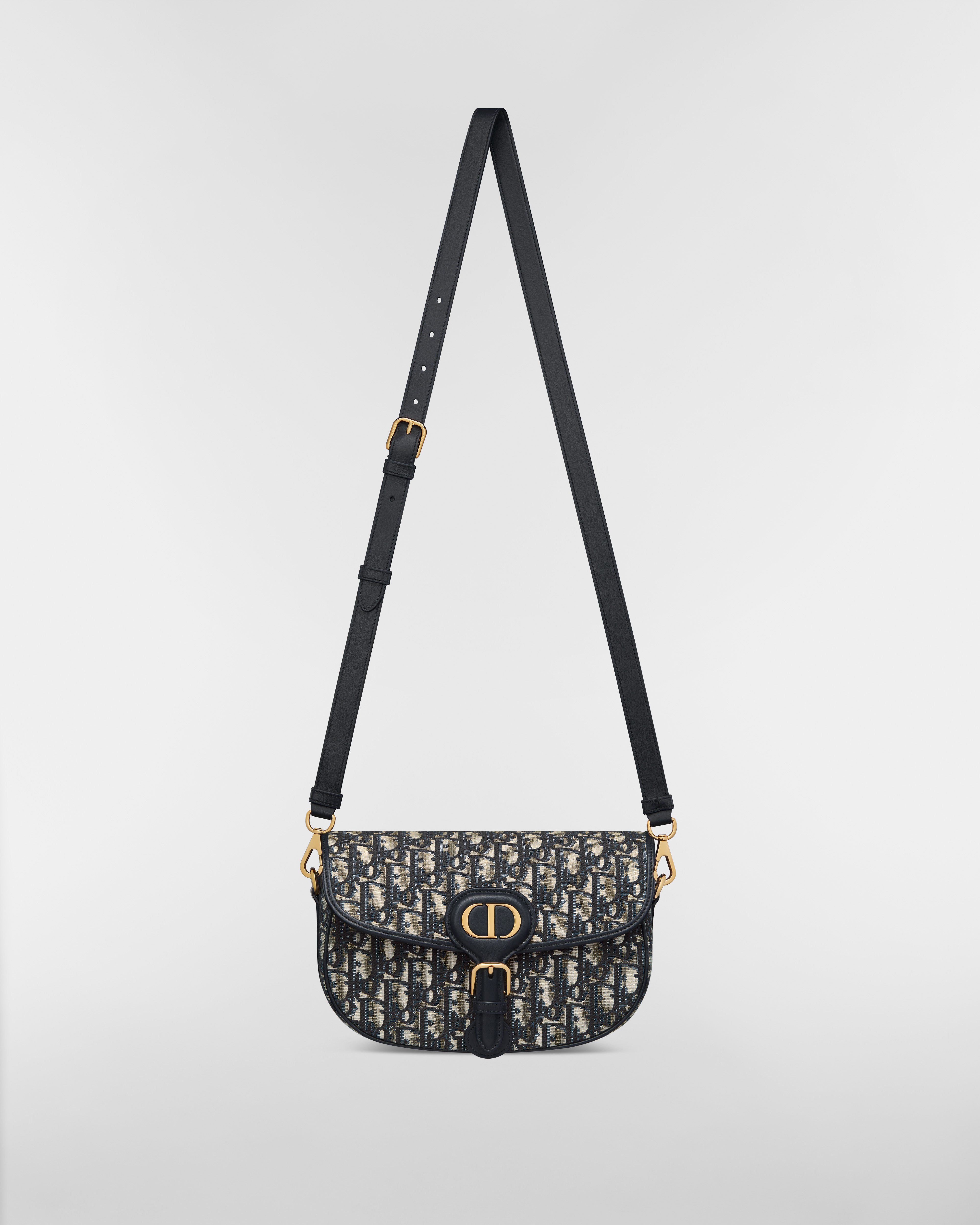 Dior Bobby Multicarry 手袋 蓝色 Oblique 印花面料 E07