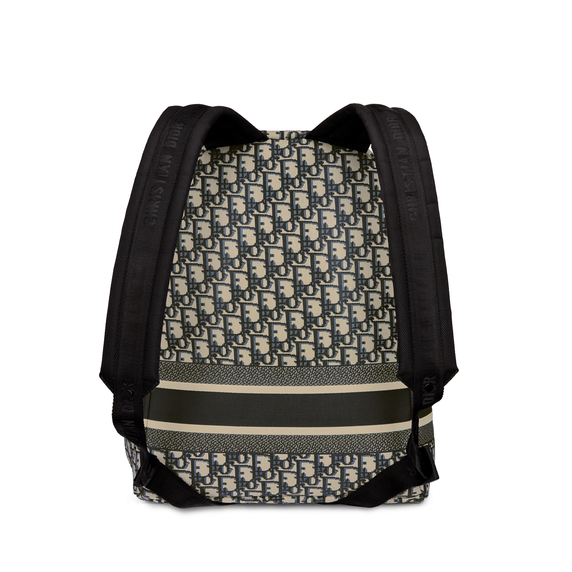 DiorTravel 双肩背包 蓝色 Oblique 印花面料 E08