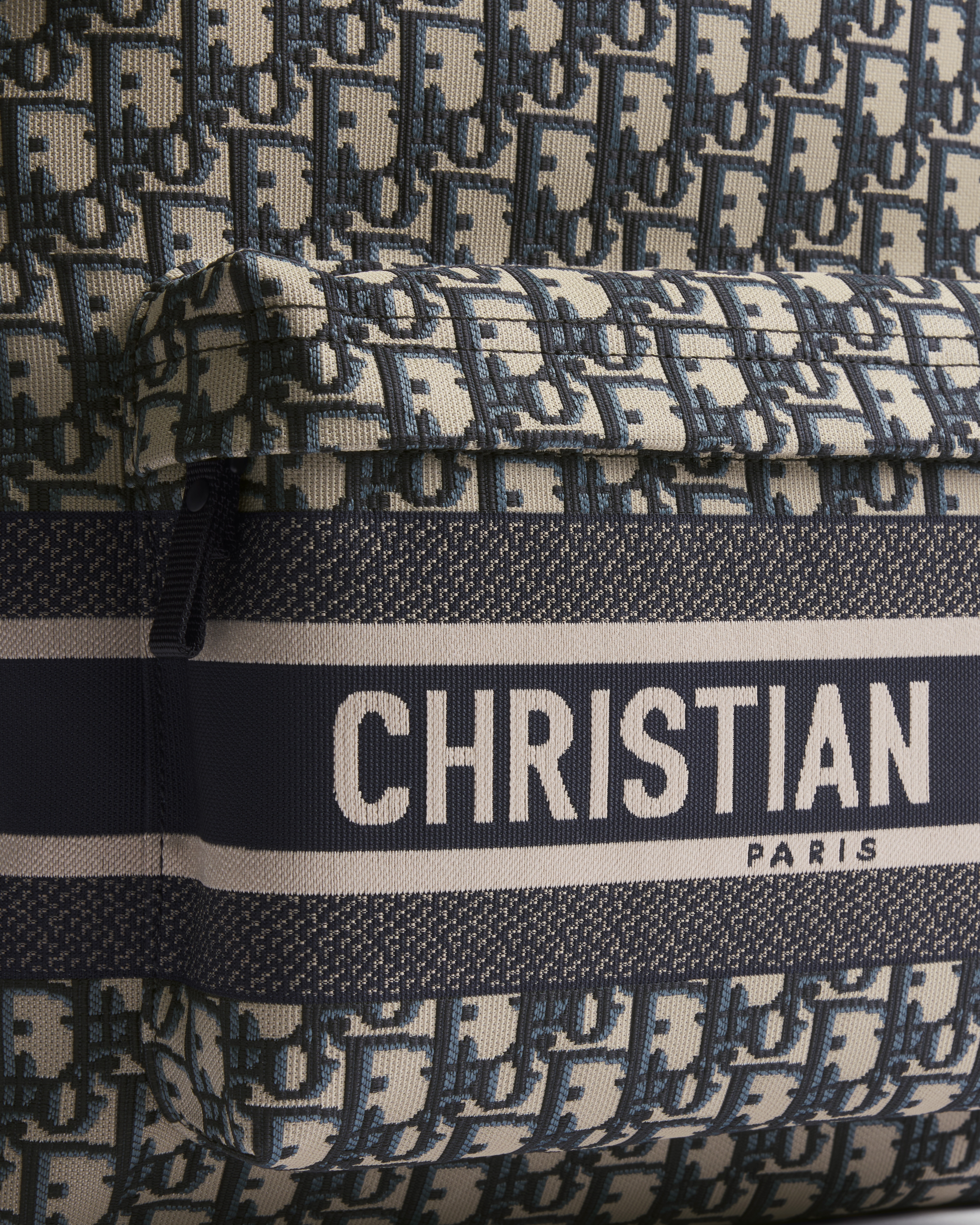 DiorTravel 双肩背包 蓝色 Oblique 印花面料 E10