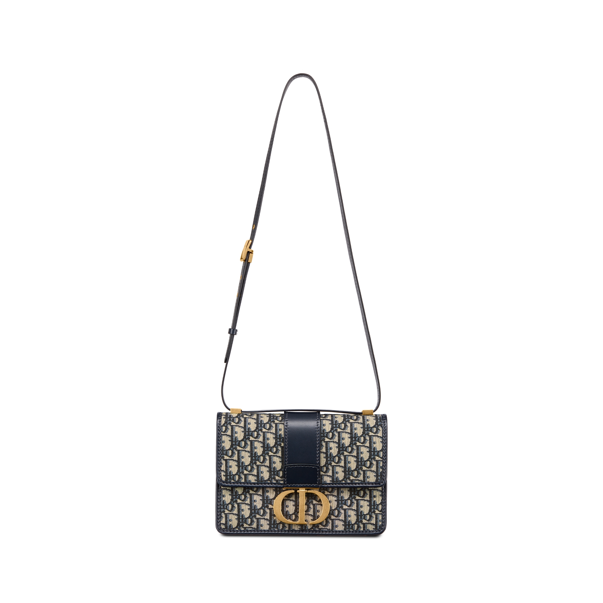 30 Montaigne 手袋 蓝色 Oblique 印花面料 E07