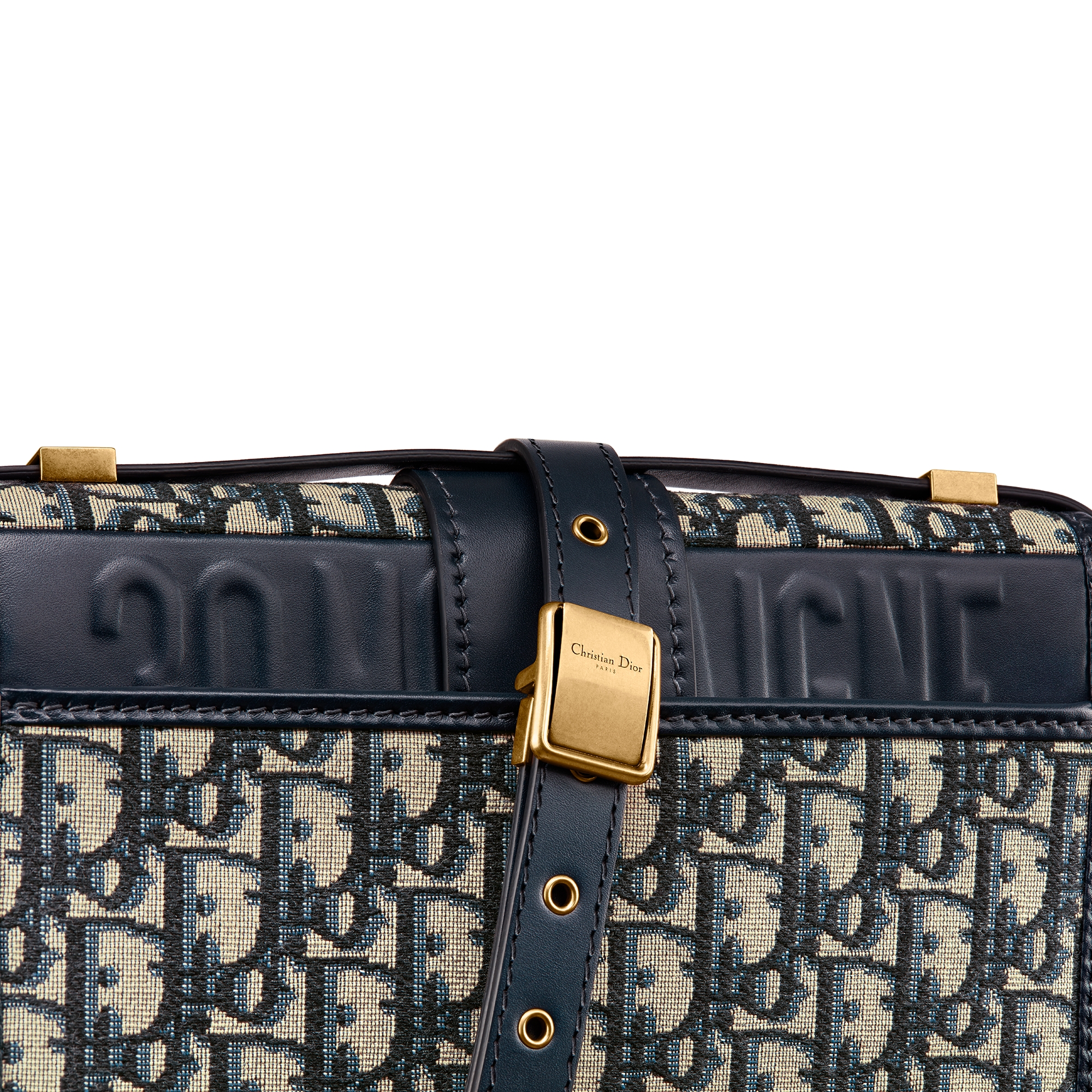 30 Montaigne 手袋 蓝色 Oblique 印花面料 E09