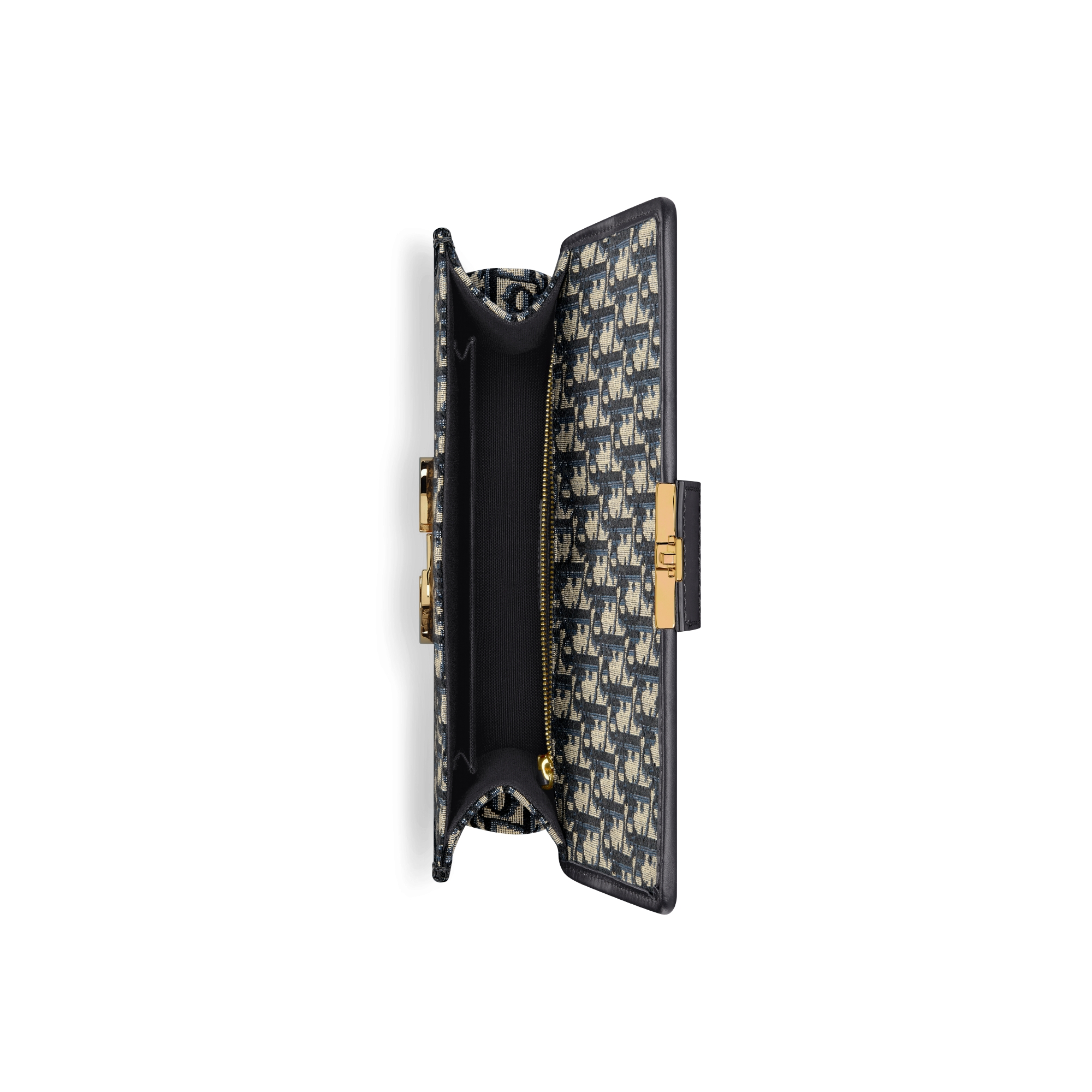 30 Montaigne 链条包 蓝色 Oblique 印花面料 E06