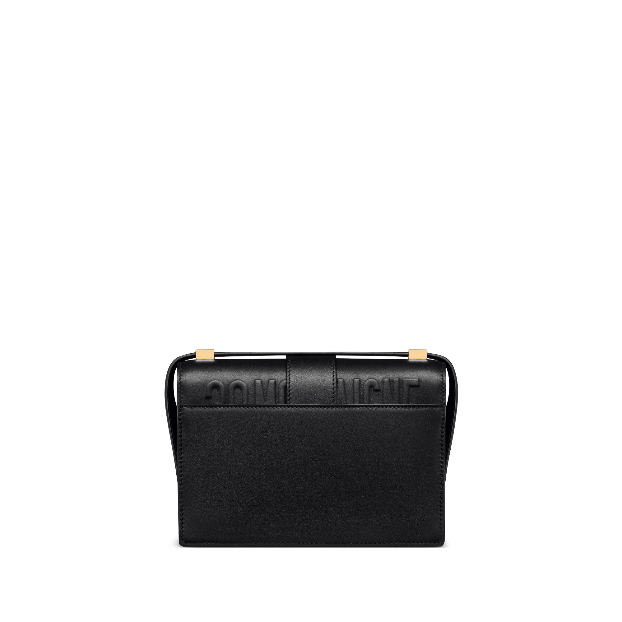 小号 30 Montaigne 手袋 黑色牛皮革 E08