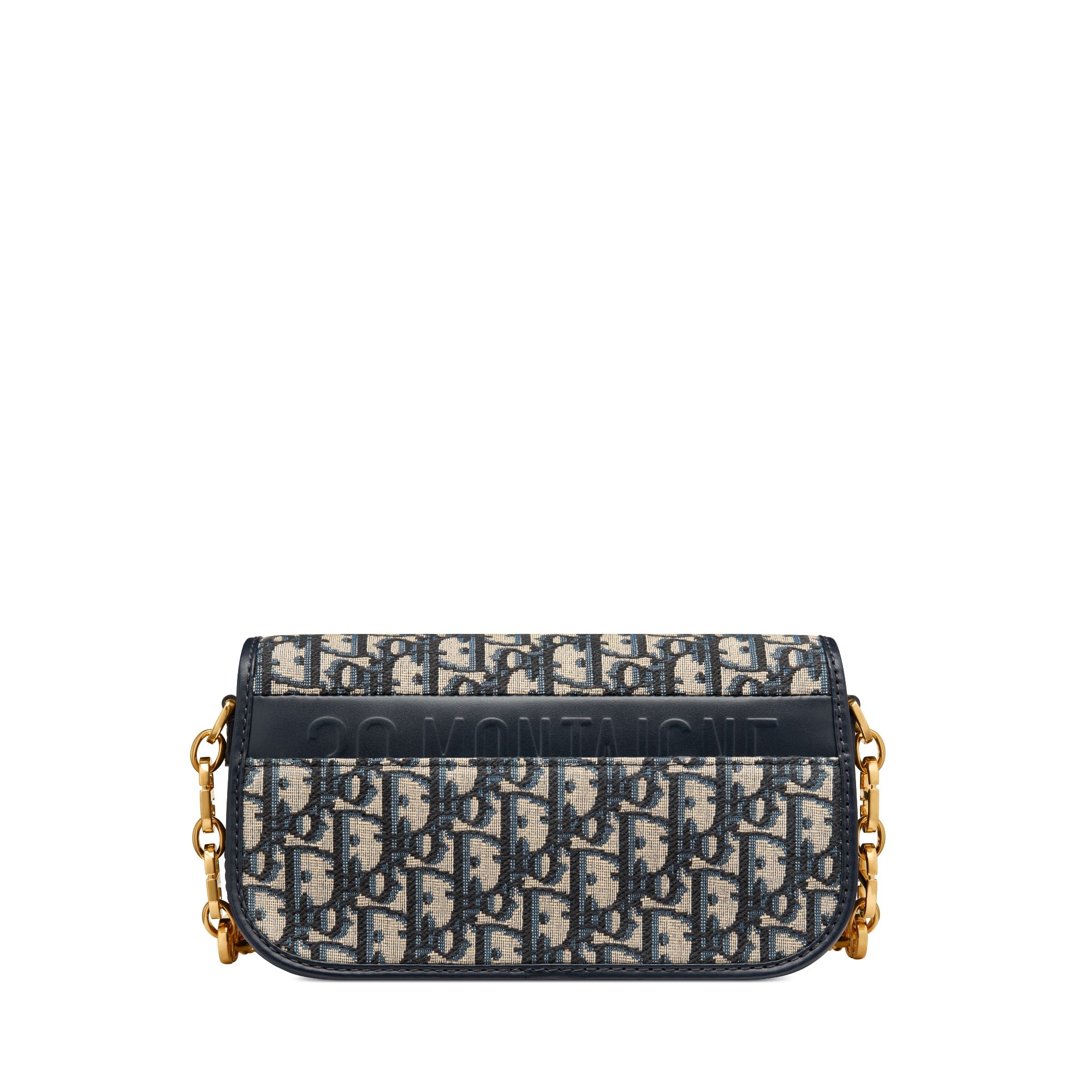 30 Montaigne Avenue 手袋 蓝色 Oblique 印花面料 E08