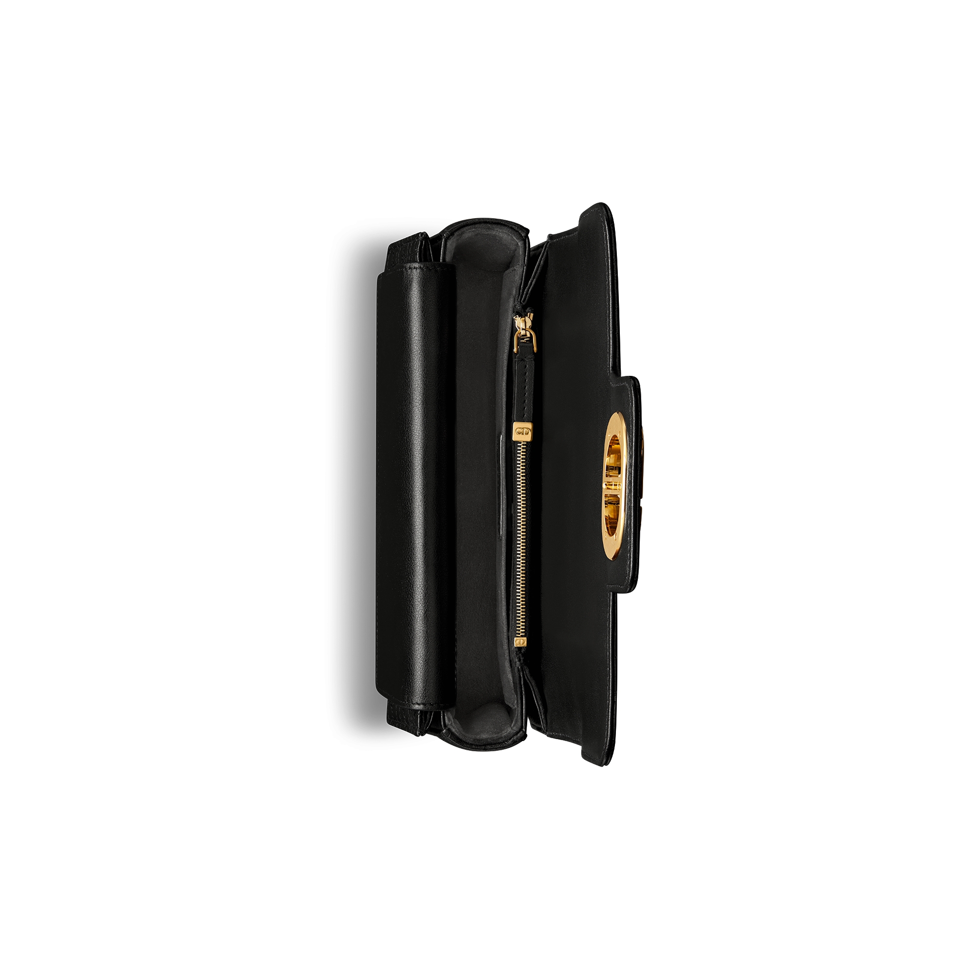 小号 Dior Jolie Top Handle 手袋 黑色牛皮革藤格纹 E06