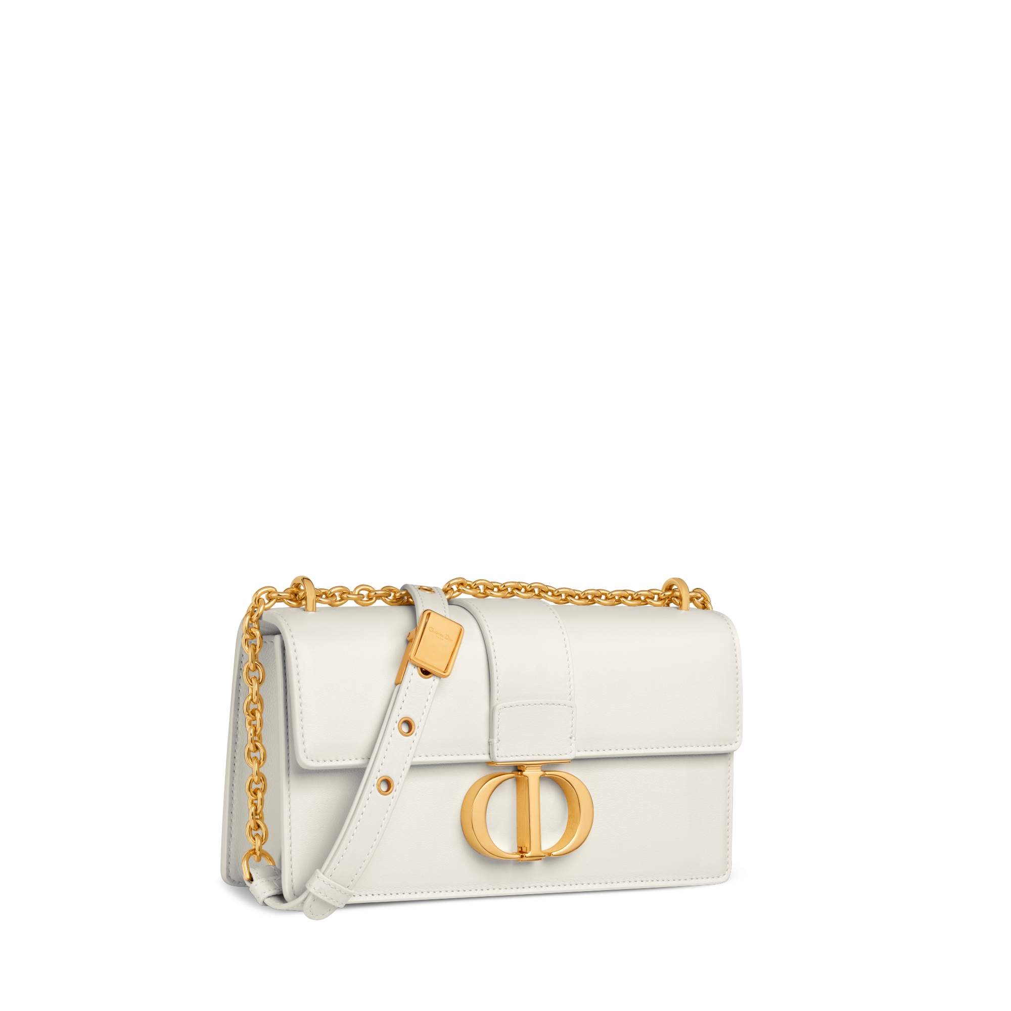 30 Montaigne East-West 链条手袋 奶白色牛皮革 E03