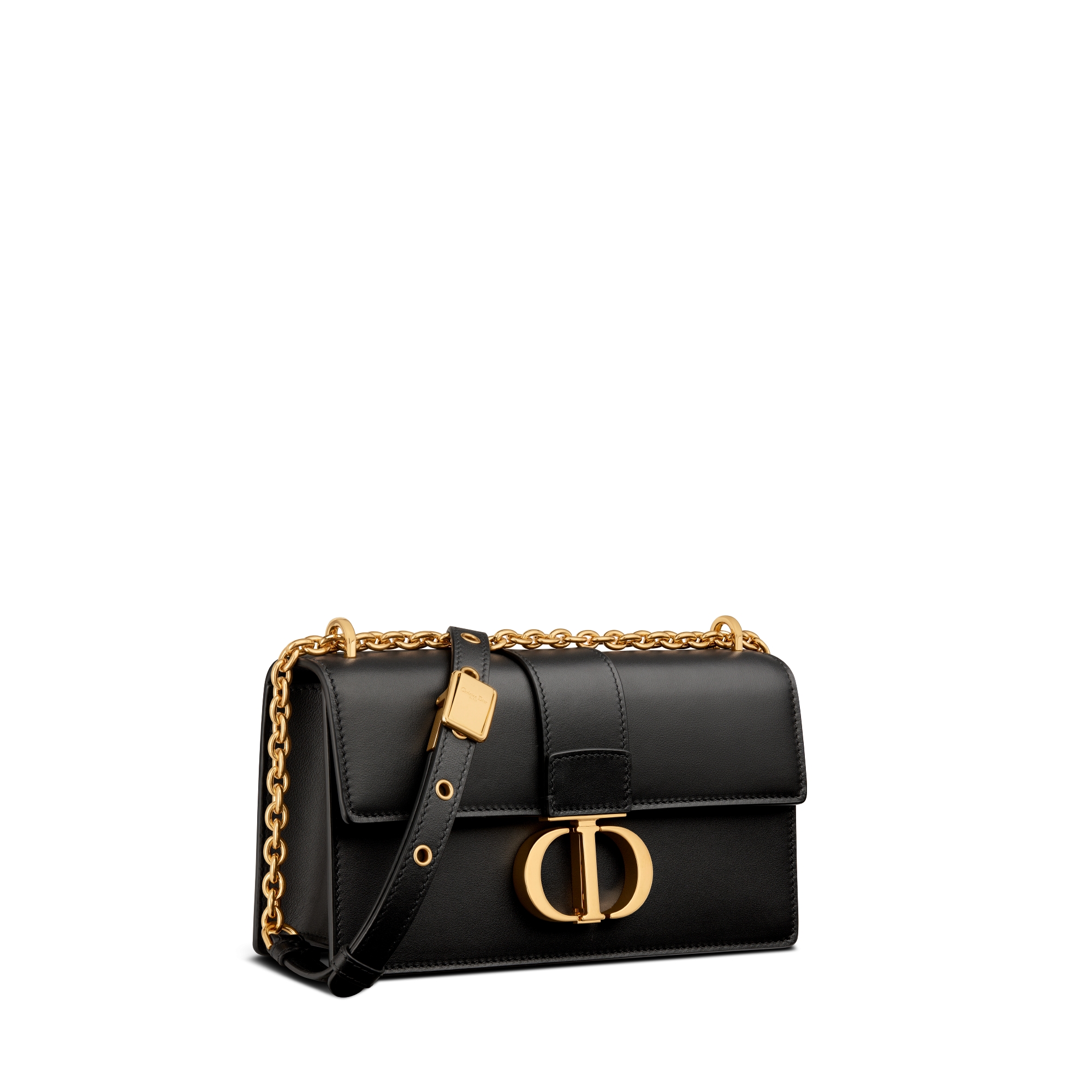 30 Montaigne East-West 链条手袋 黑色牛皮革 E03