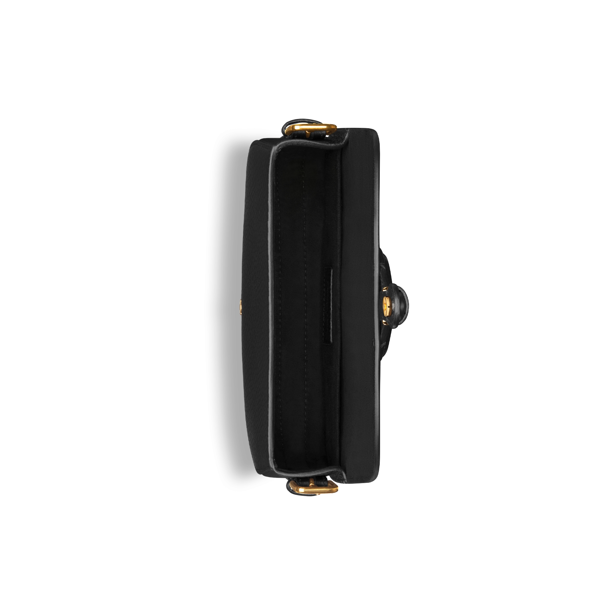 Dior Bobby East-West 手袋 黑色粒面牛皮革 E06