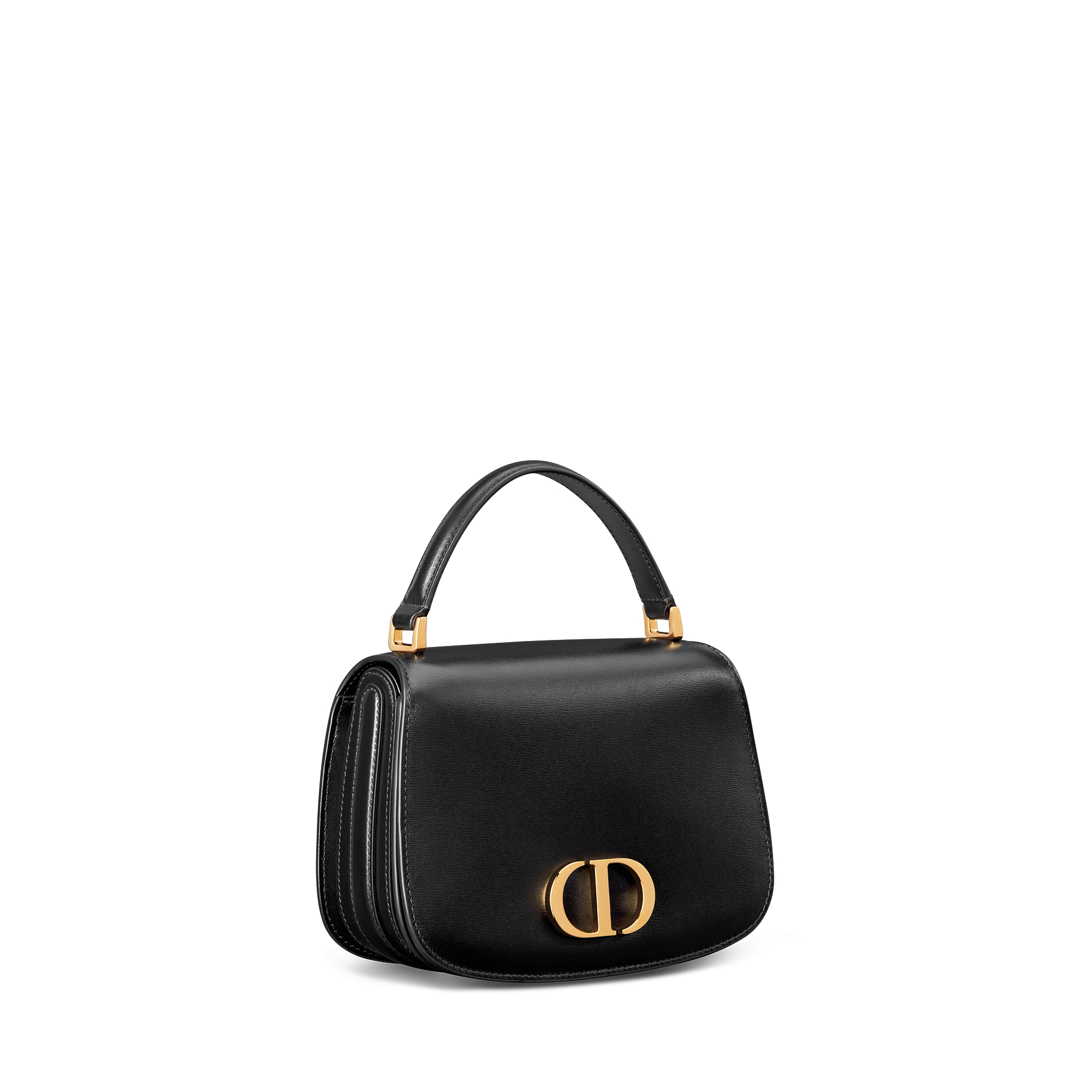 中号30 Montaigne Avenue Top Handle 手袋黑色牛皮革| DIOR
