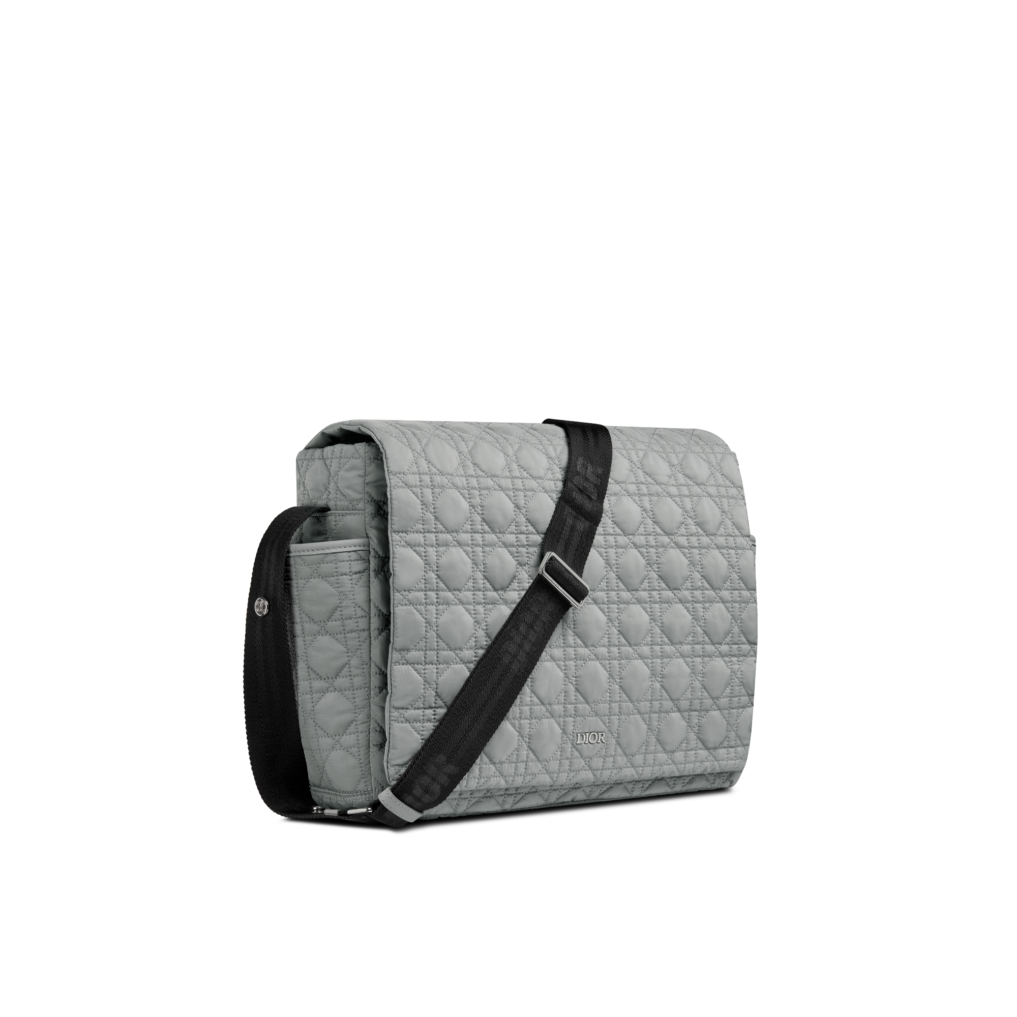 母婴换洗包 灰色科技帆布超大藤格纹 E03