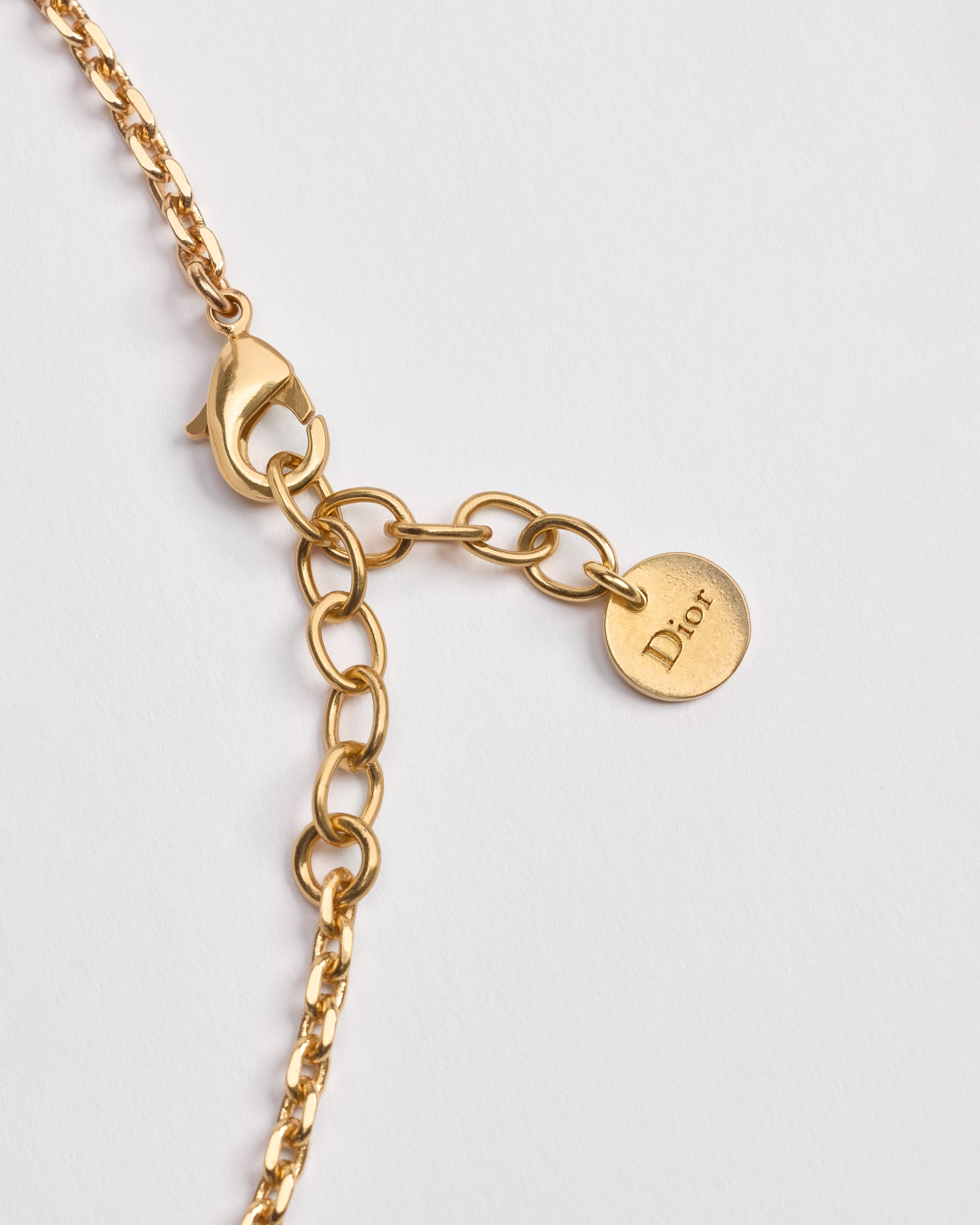 Dior Daisy 项链 金色饰面金属和多色涂漆装饰 E10