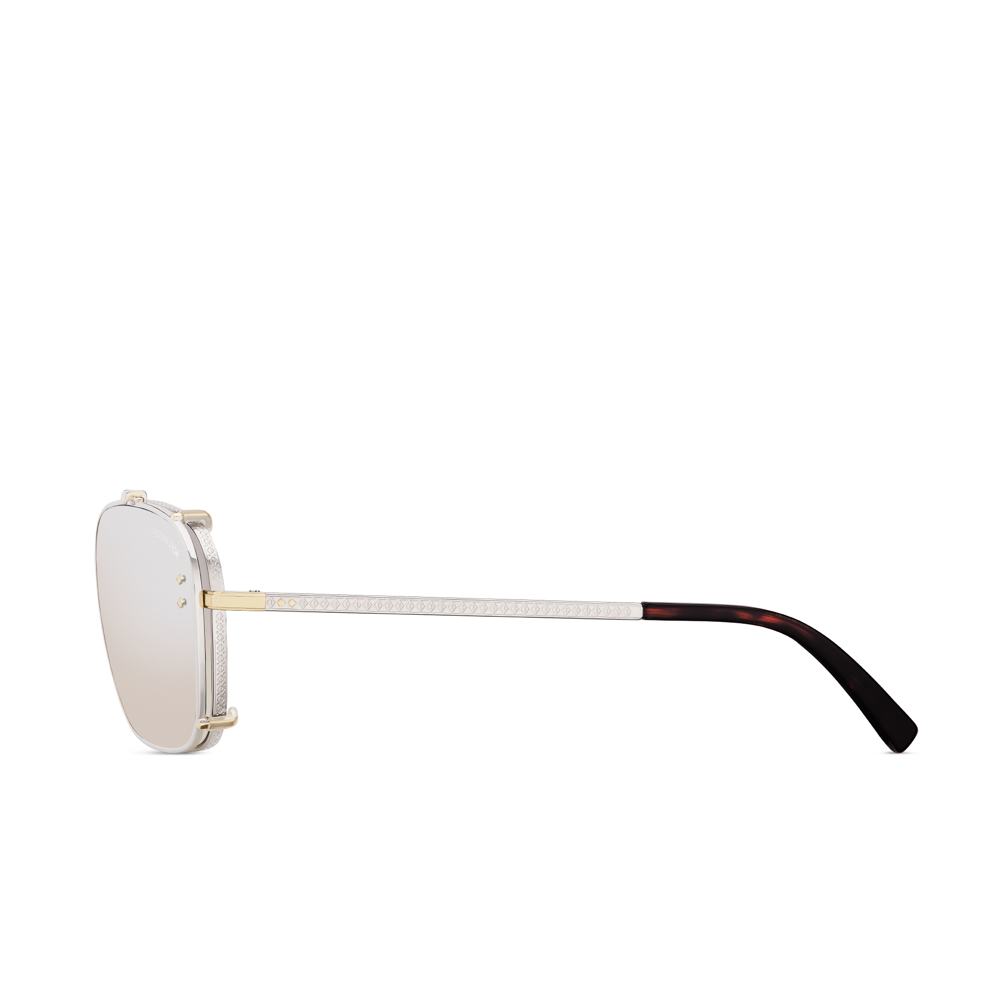 CD Diamond S4U 太阳眼镜 紫色至黄色渐变正方形镜片 E02