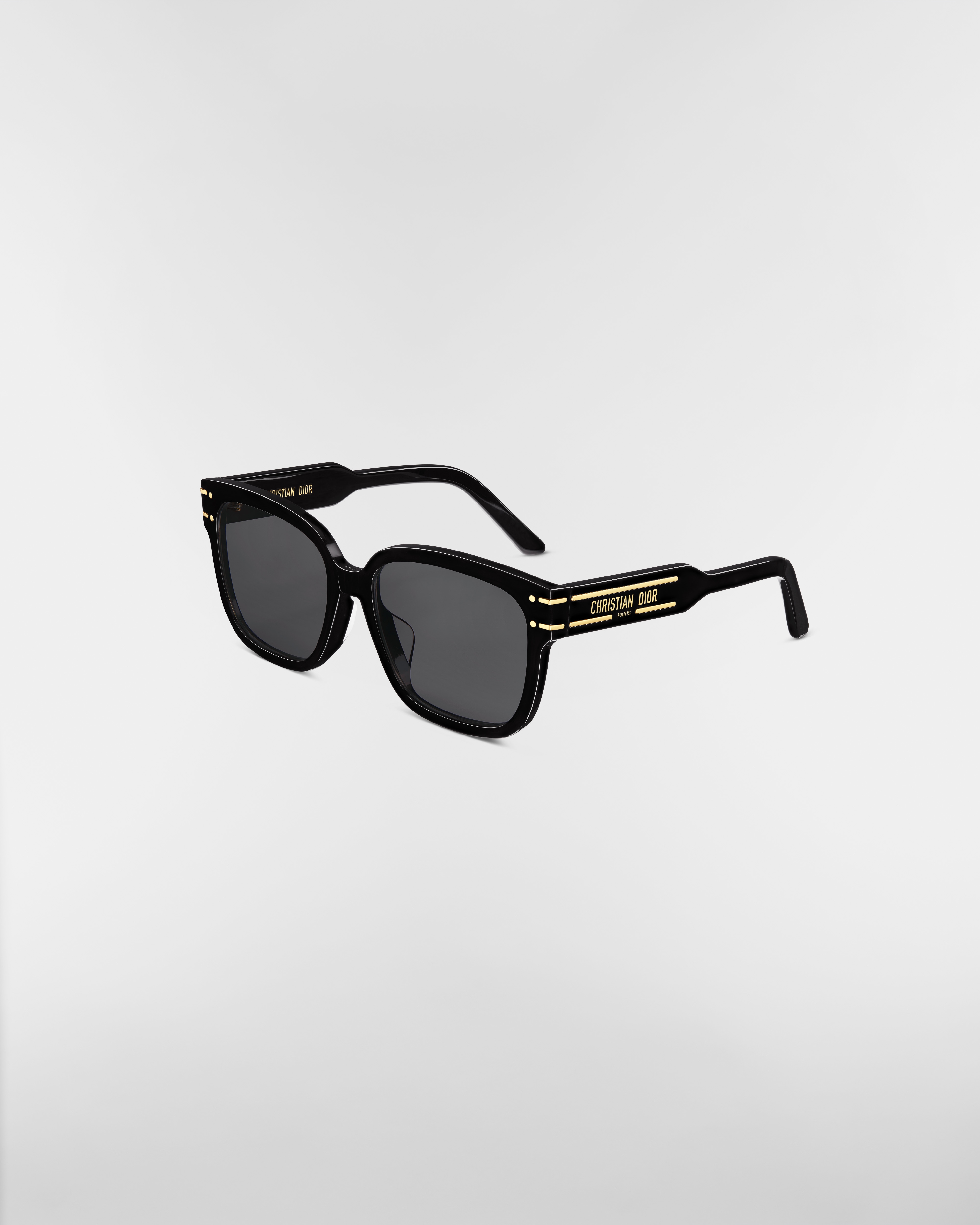 DiorSignature S7F 太阳眼镜 黑色正方形镜框 E03