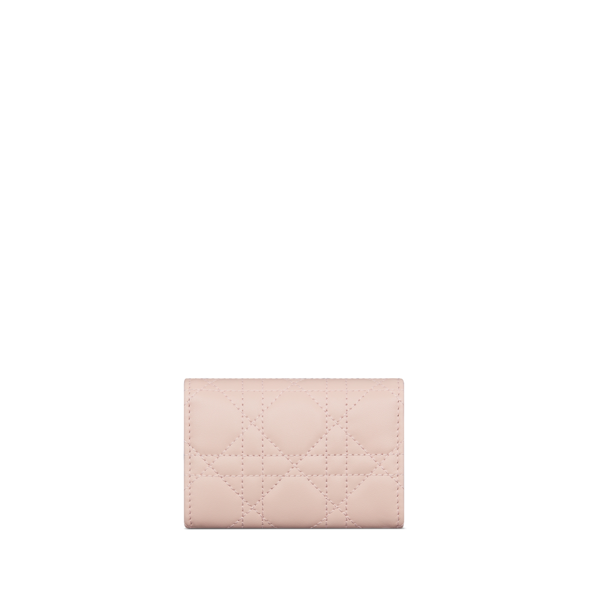 My Dior Glycine 钱包 胭脂粉色羊皮革藤格纹 E08