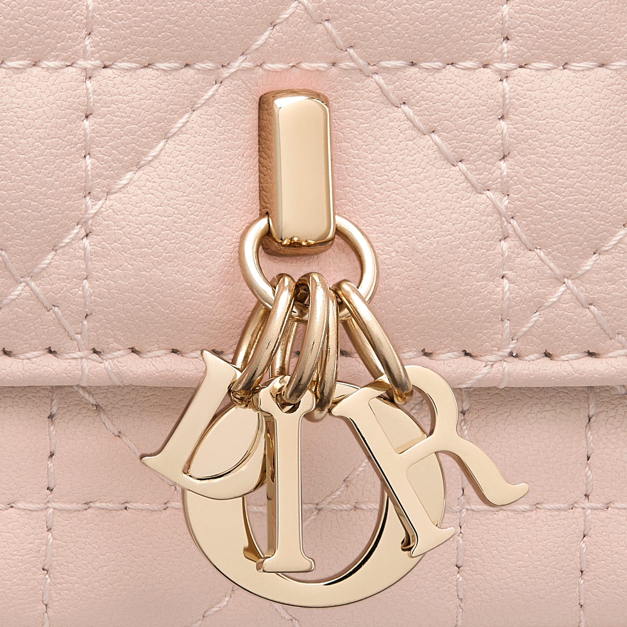 My Dior - Dior Talk 手机包 胭脂粉色羊皮革藤格纹 E09