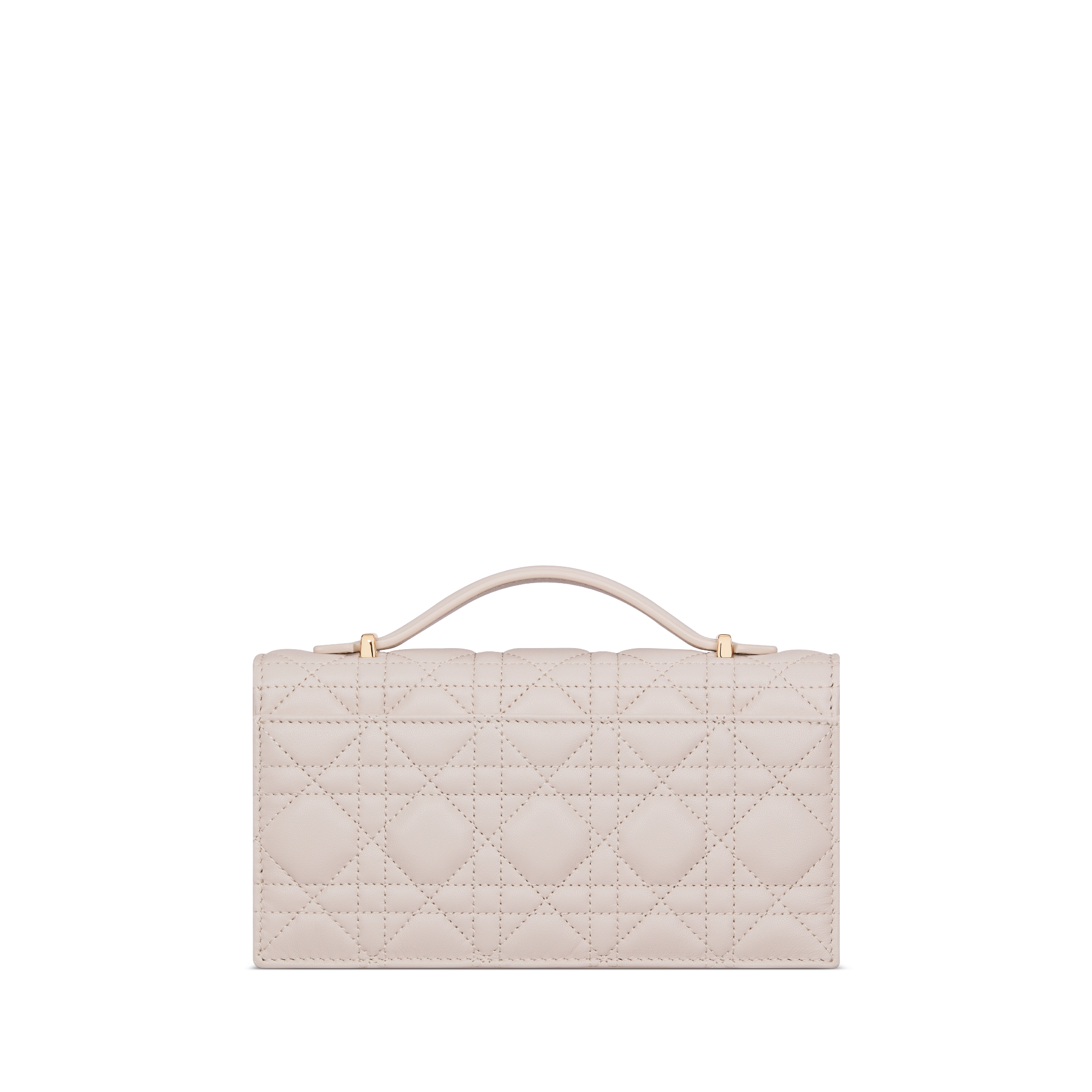 My Dior 迷你链条手袋 亚麻米色羊皮革藤格纹 E08