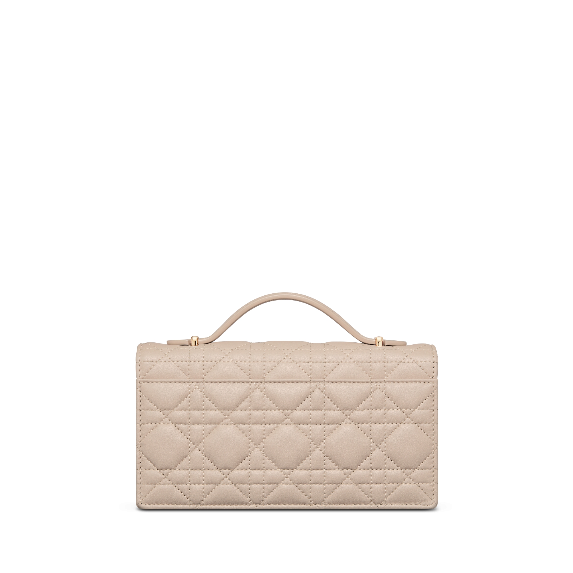 My Dior 迷你链条手袋 胭脂米色羊皮革藤格纹 E08