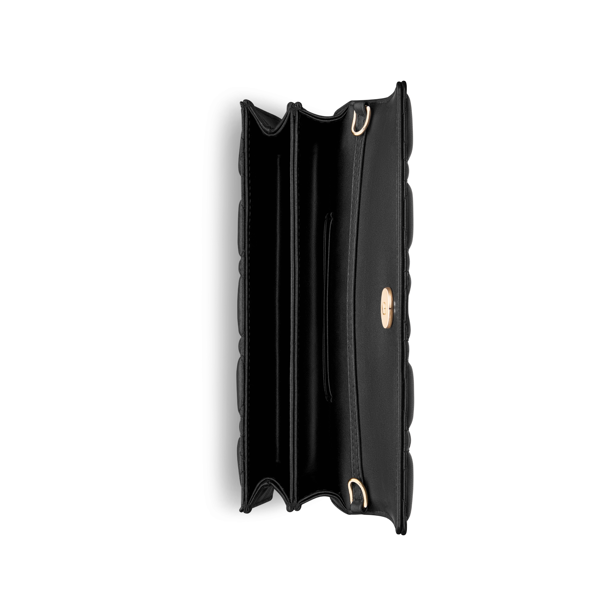 My Dior 迷你链条手袋 黑色羊皮革藤格纹 E06