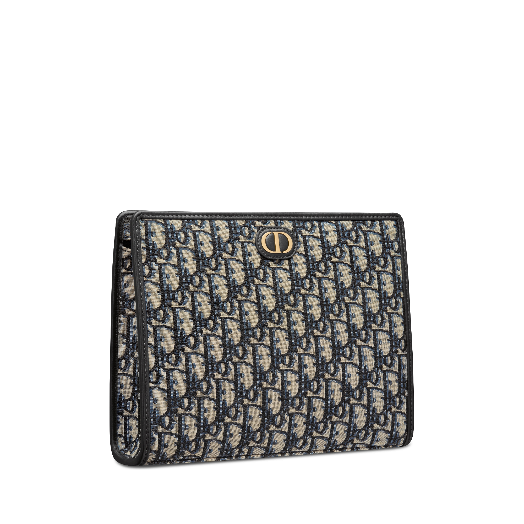 30 Montaigne Dea 手拿包 蓝色 Oblique 印花面料 E03