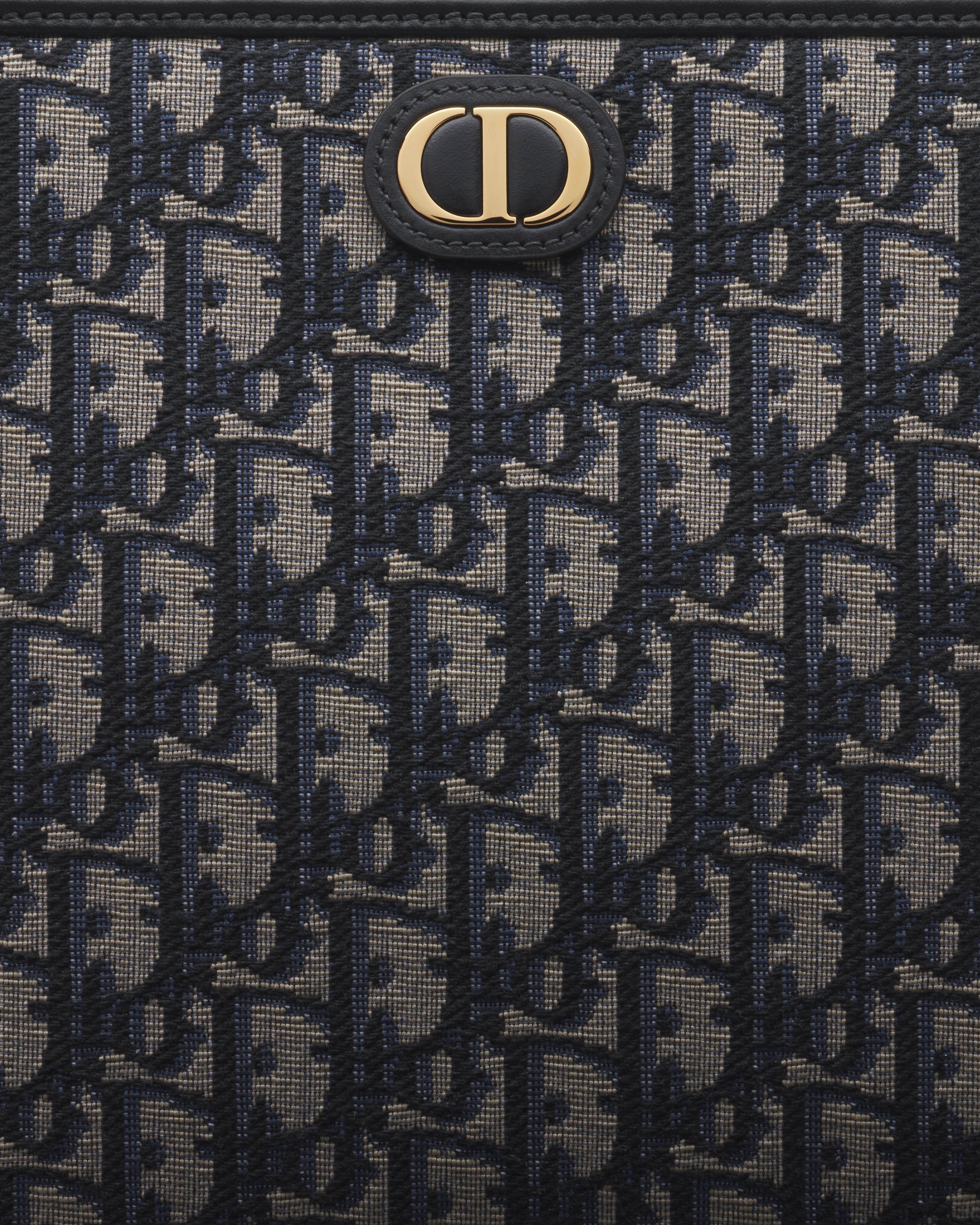 30 Montaigne Dea 手拿包 蓝色 Oblique 印花面料 E09