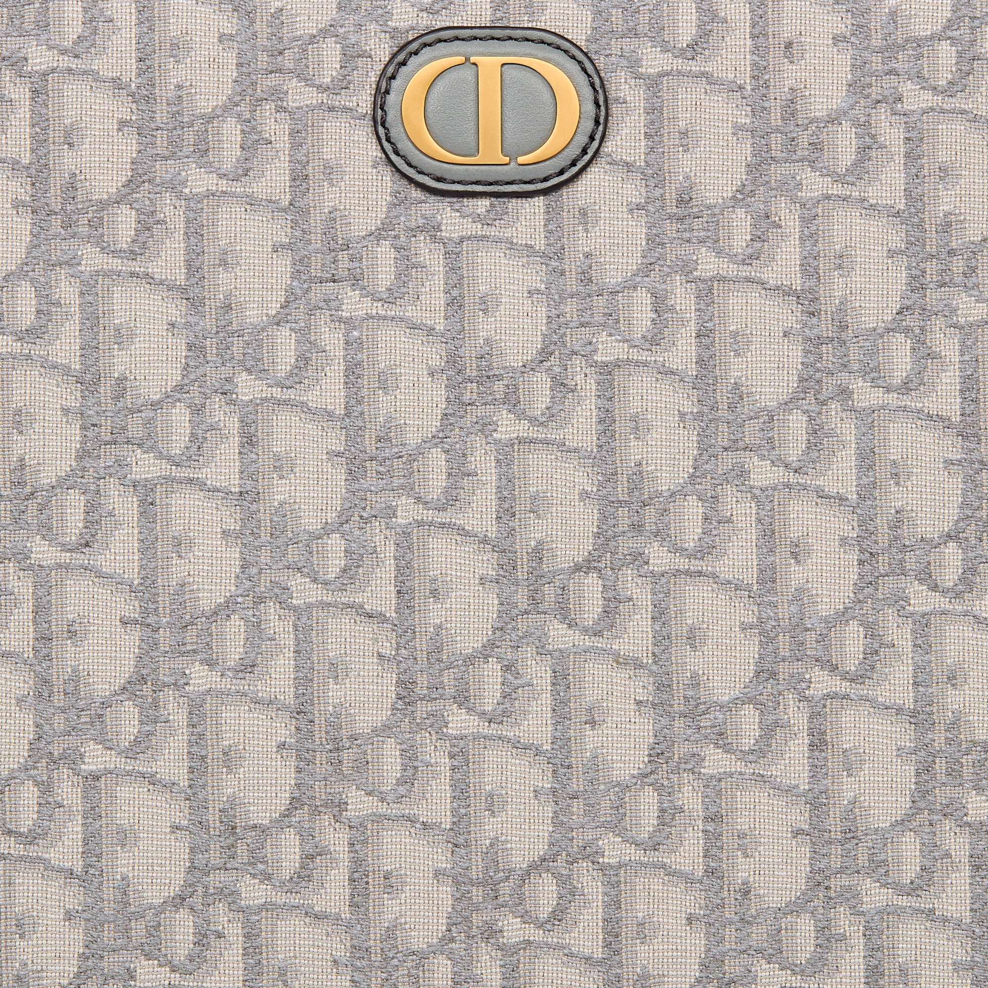 30 Montaigne Dea 手拿包 灰色 Oblique 印花面料 E09