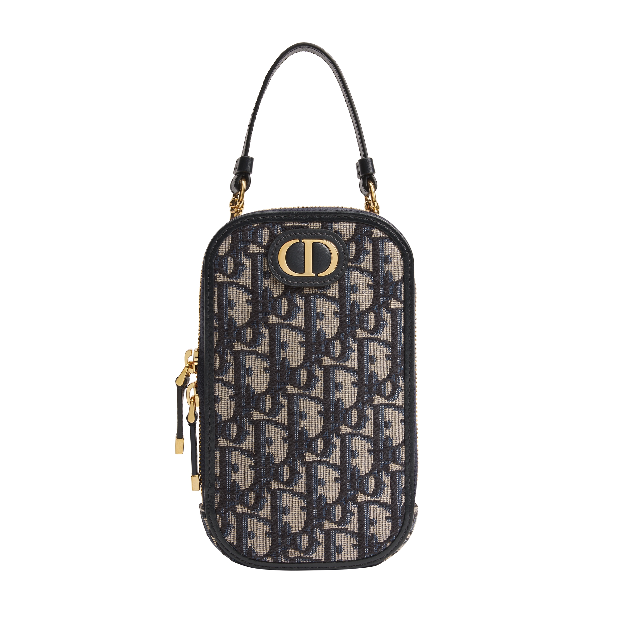 30 Montaigne Call'in Dior 手机袋蓝色Oblique 印花面料| DIOR