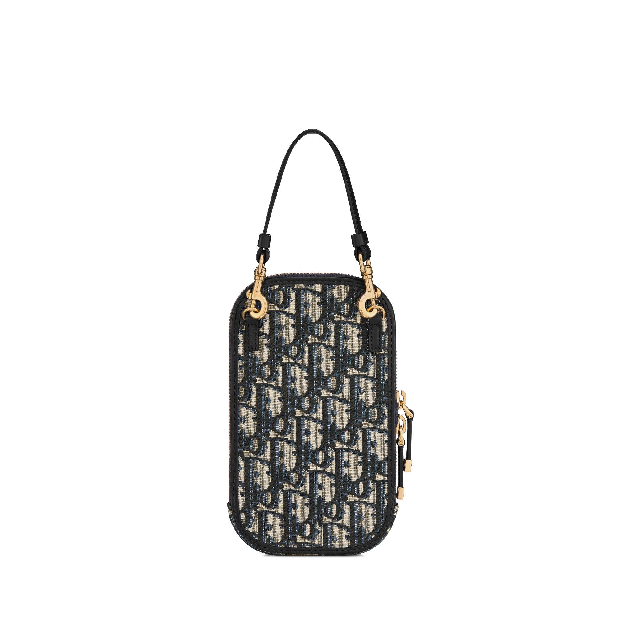 30 Montaigne Call'in Dior 手机袋 蓝色 Oblique 印花面料 E08