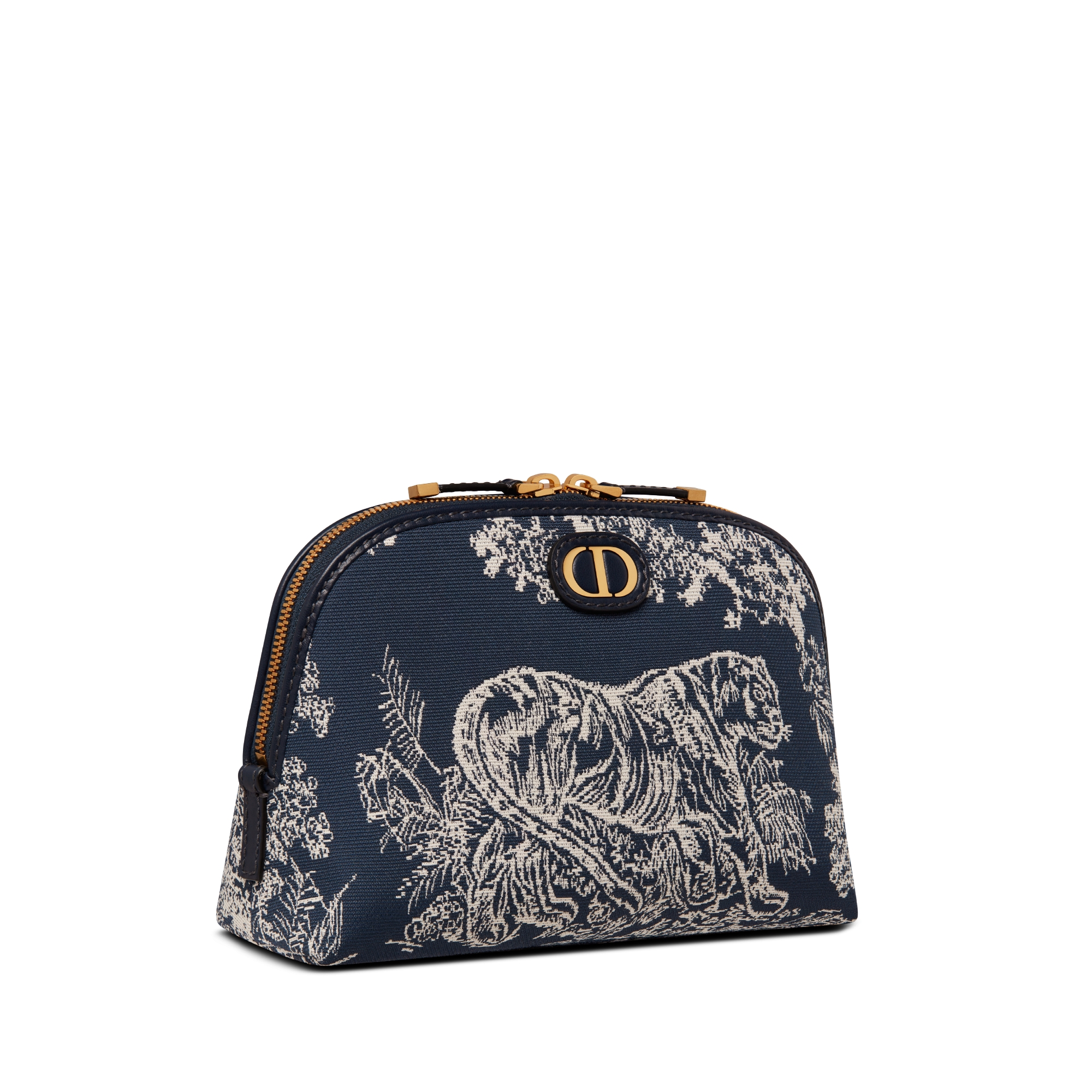 30 Montaigne Aphrodite 手拿包 蓝色提花面料 Reverse 茹伊印花图案 E03