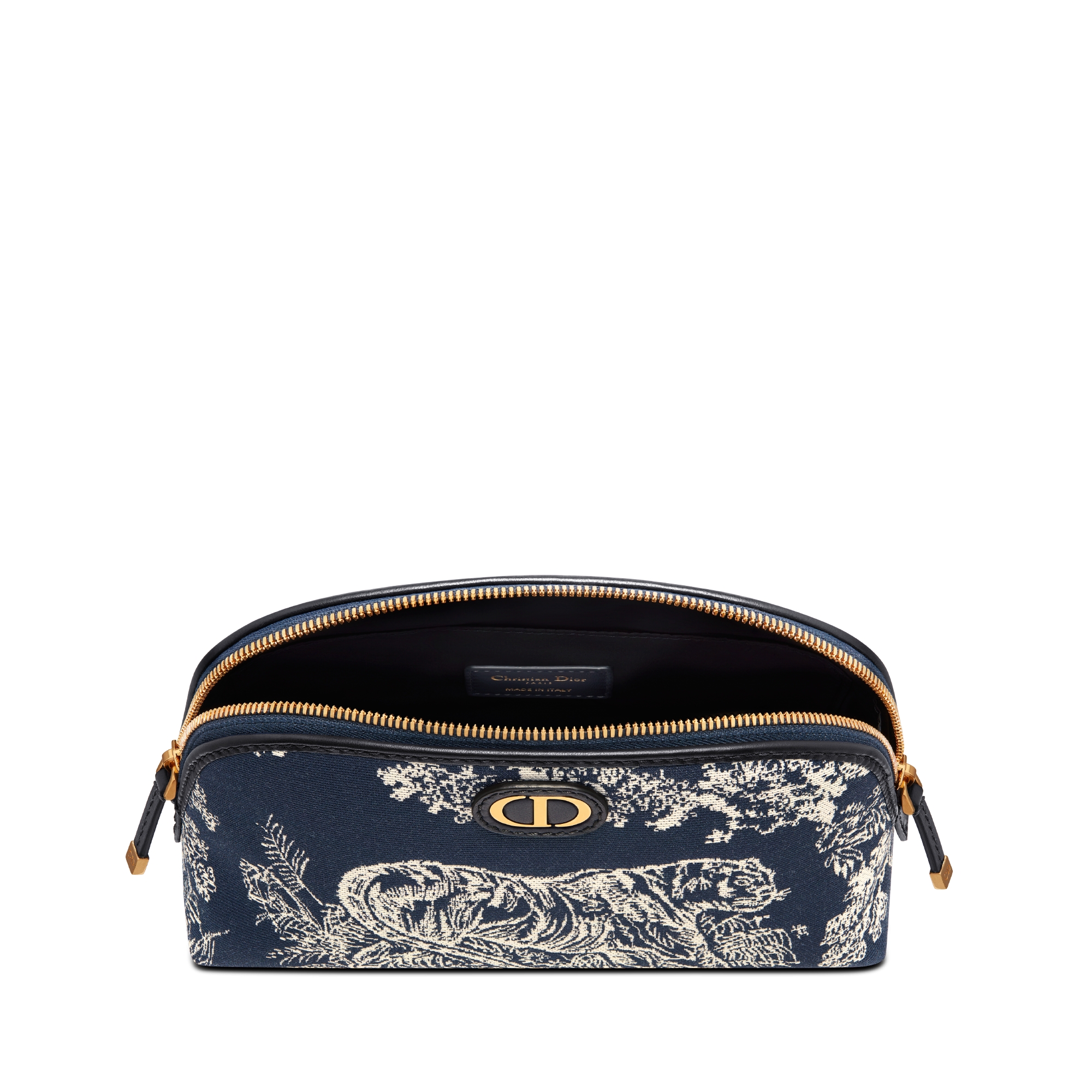 30 Montaigne Aphrodite 手拿包 蓝色提花面料 Reverse 茹伊印花图案 E06