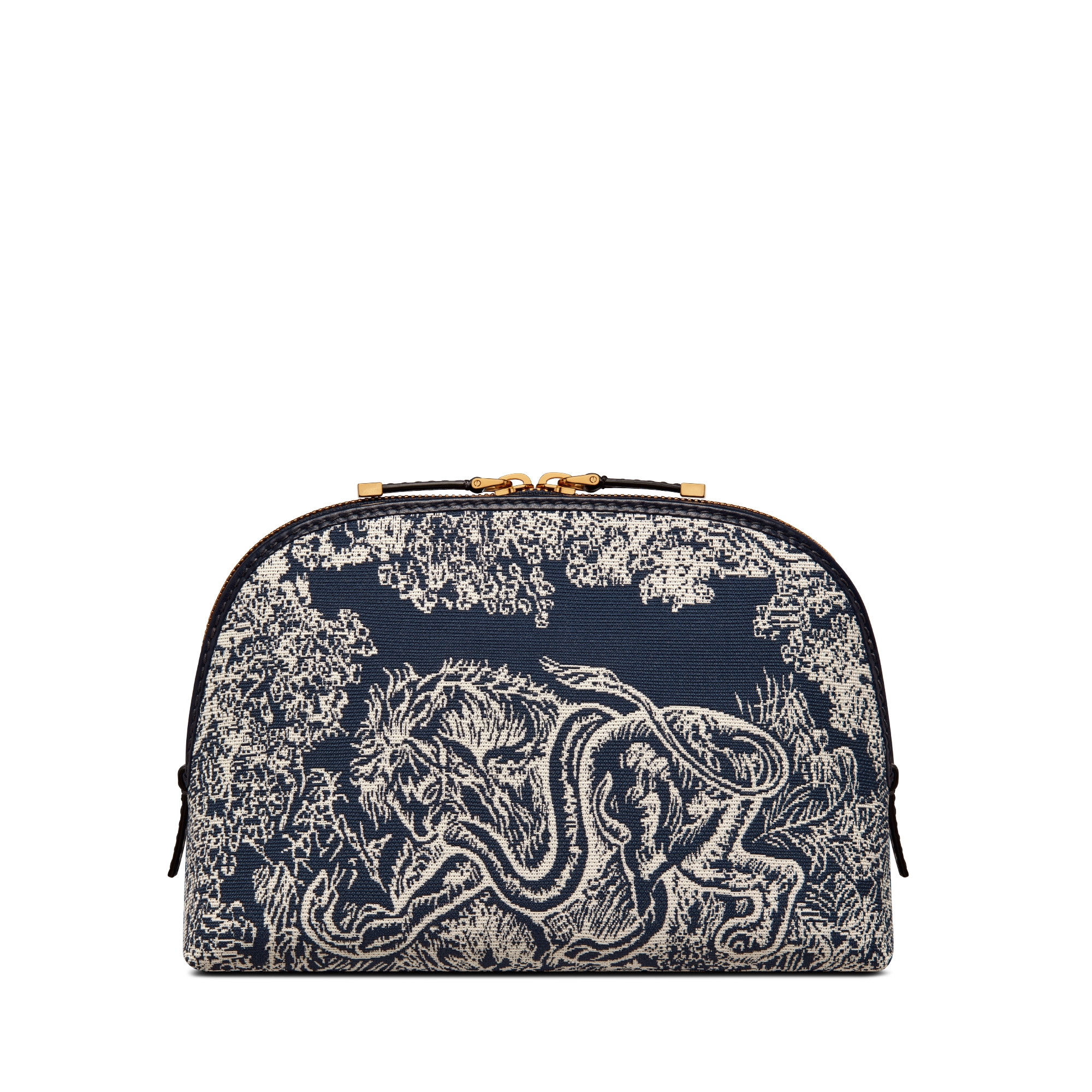 30 Montaigne Aphrodite 手拿包 蓝色提花面料 Reverse 茹伊印花图案 E08