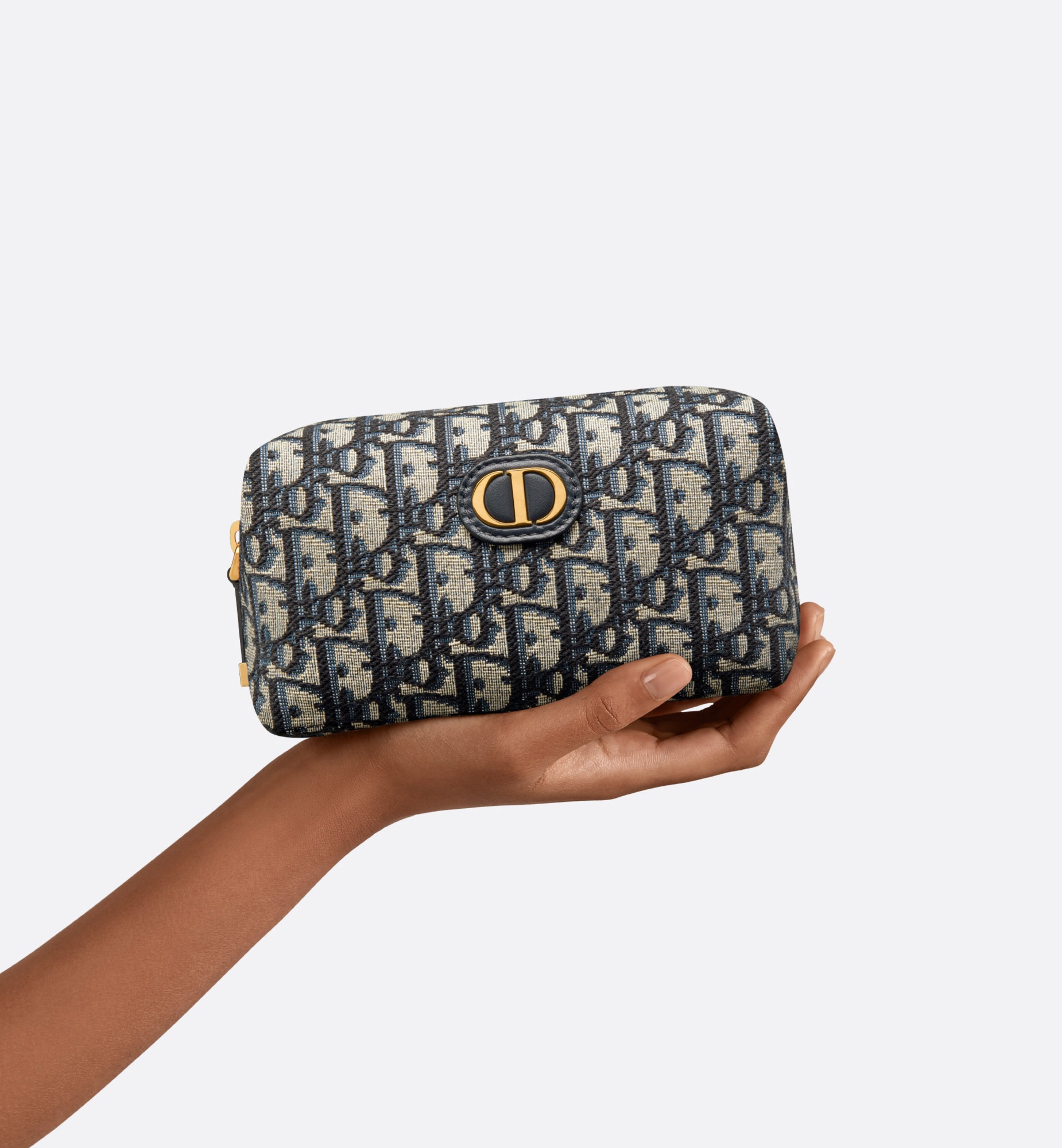 30 Montaigne Vénus 手拿包 蓝色 Oblique 印花面料 E11