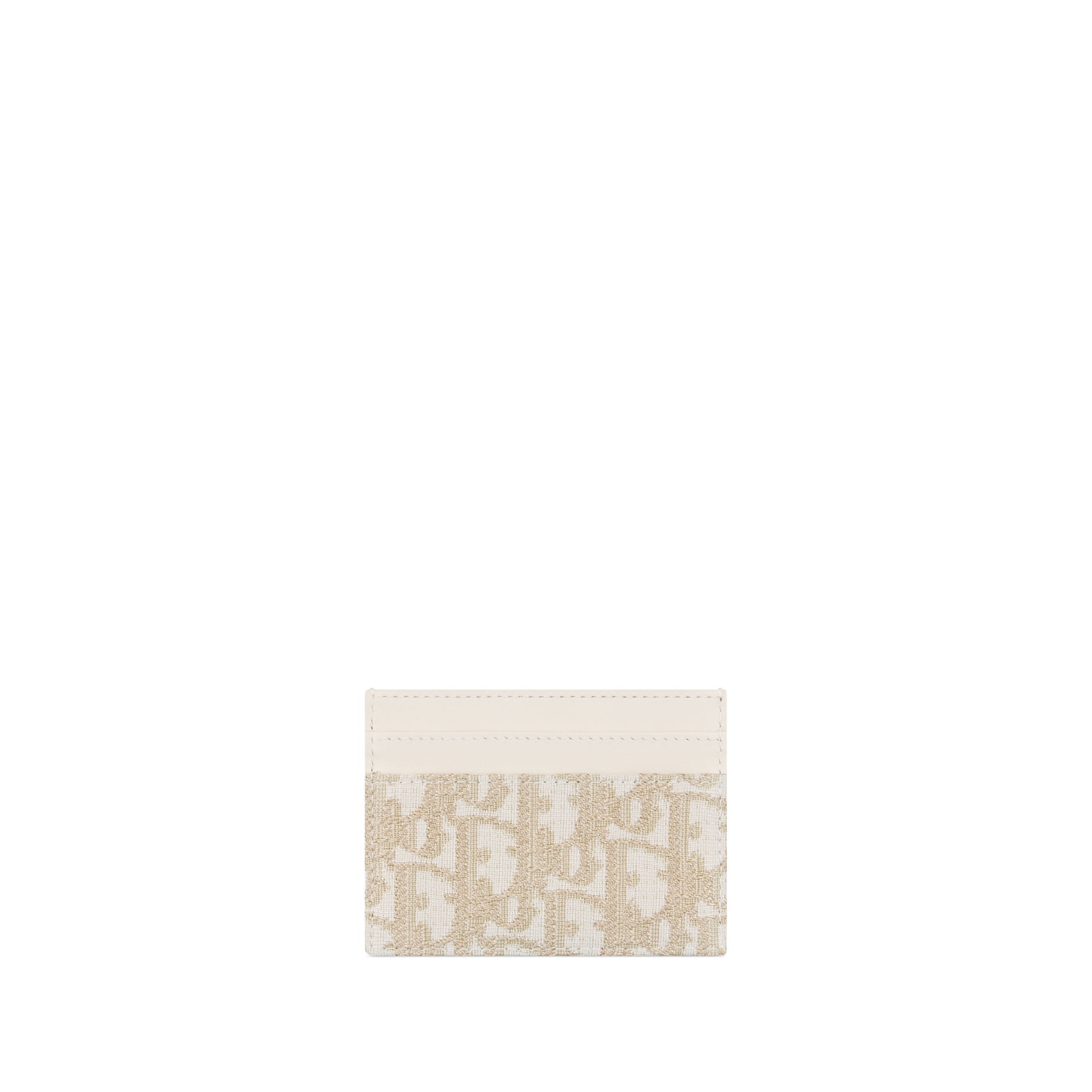 30 Montaigne Freesia 卡夹 金色调 Oblique 印花面料 E08