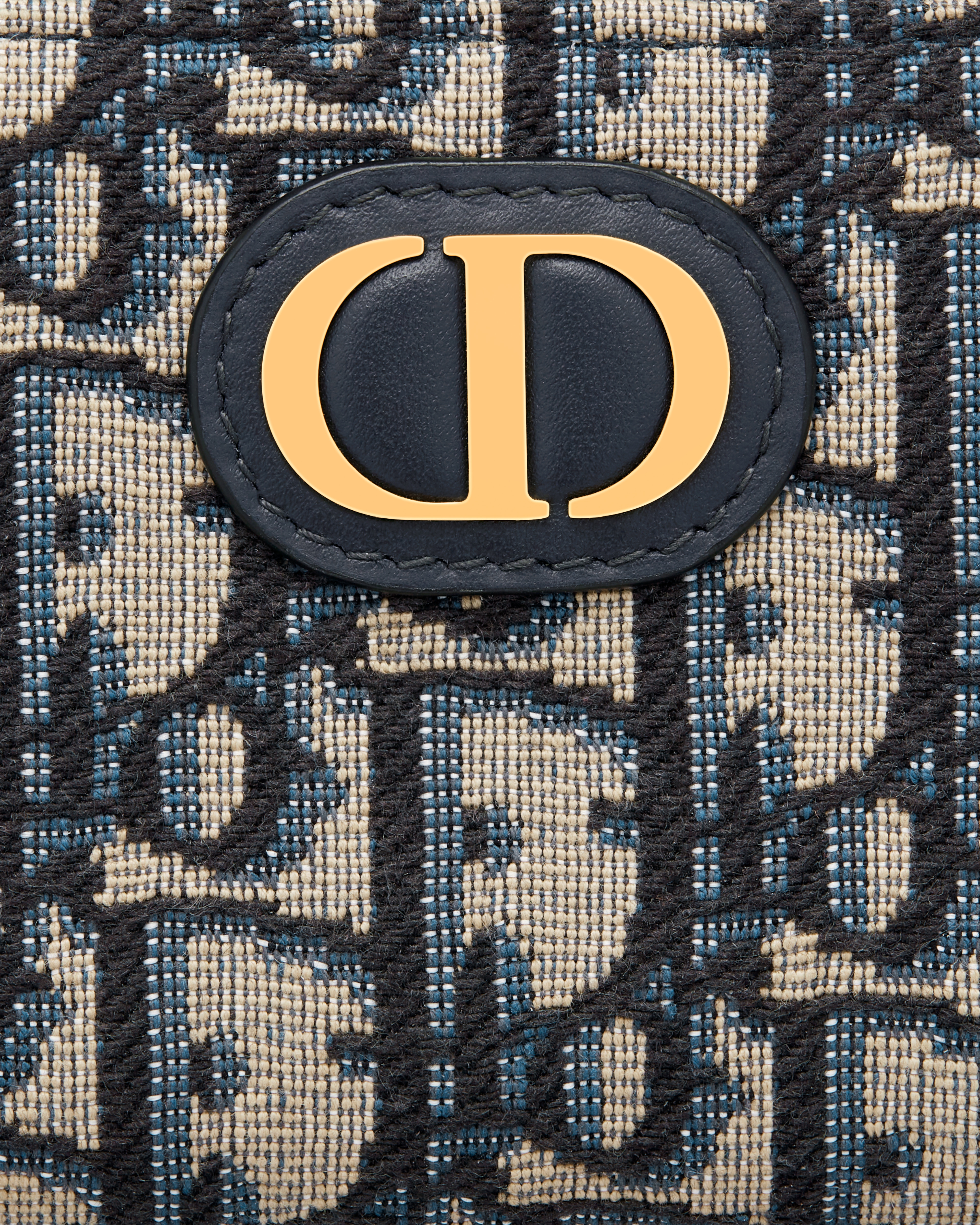 小号 30 Montaigne Voyageur 小包 蓝色 Oblique 印花面料 E09