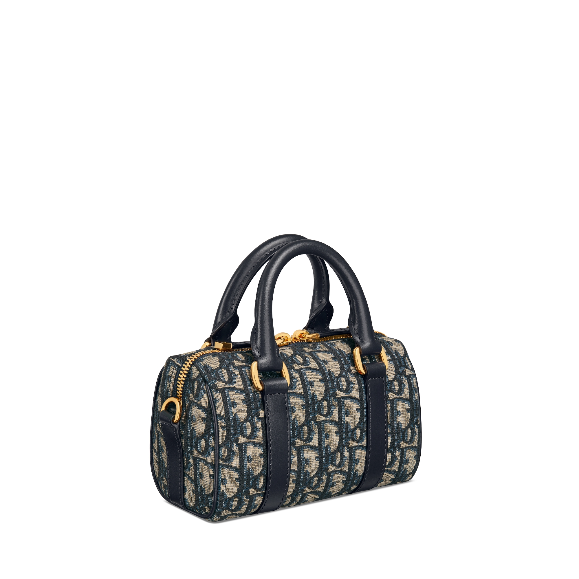 Dior Groove 17 微型手袋 蓝色 Oblique 印花面料 E03