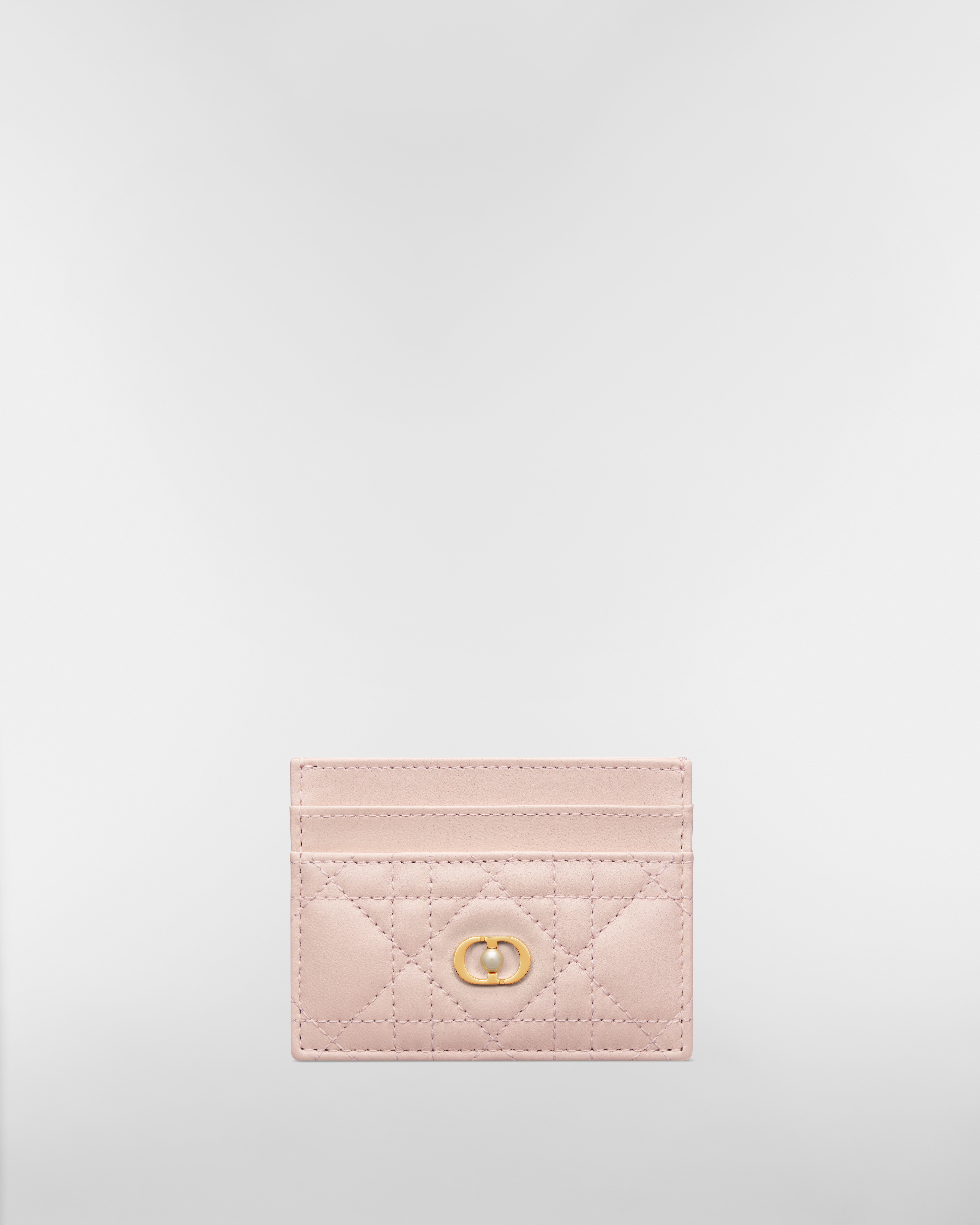 Dior Jolie Freesia 卡夹 胭脂粉色羊皮革藤格纹 E01